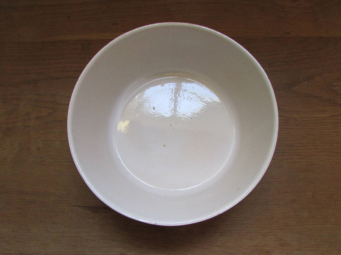 1970s large stoneware pate dish, black with white curved linear pattern