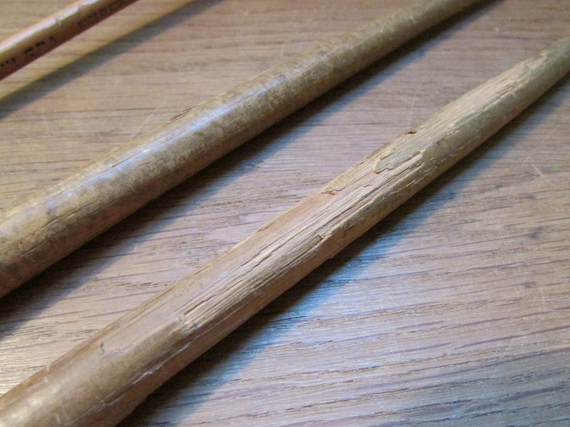 Rustic vintage New Era mallet, & (unbranded) drum stick selection