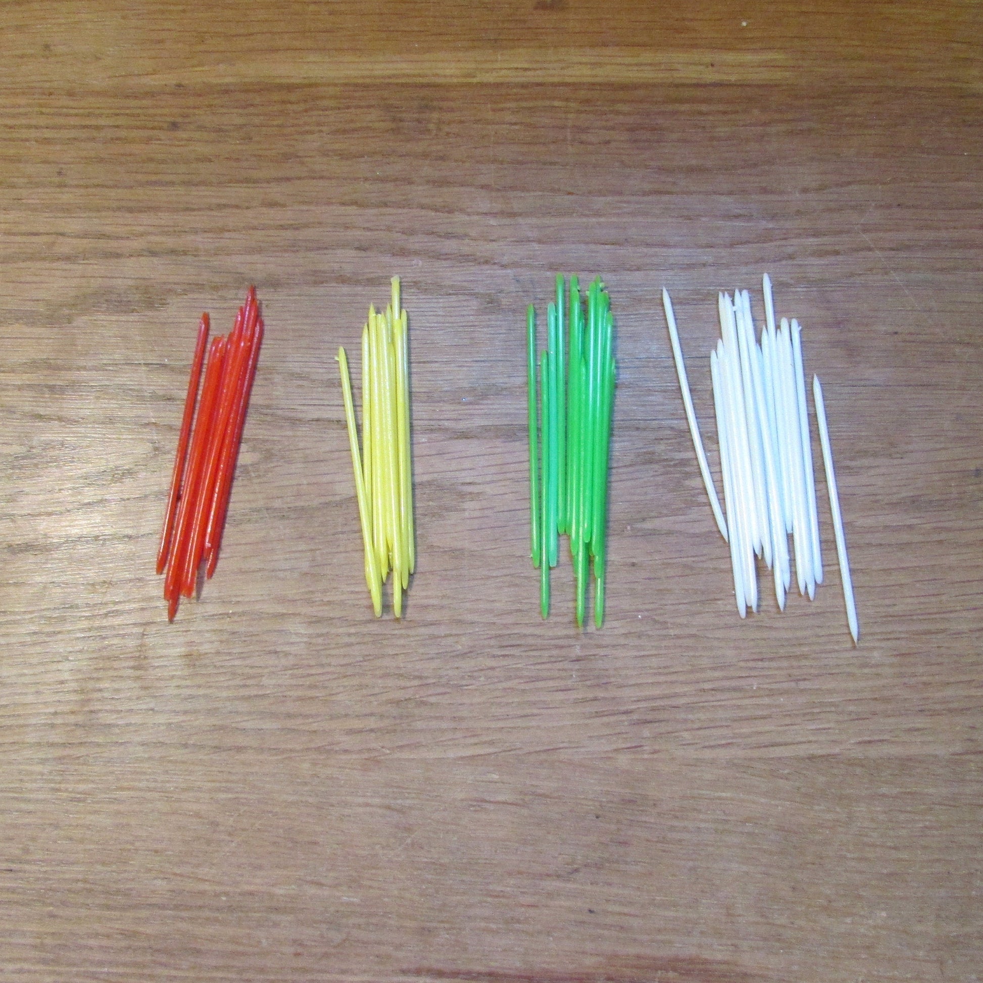 1970s Edsol coloured plastic party picks