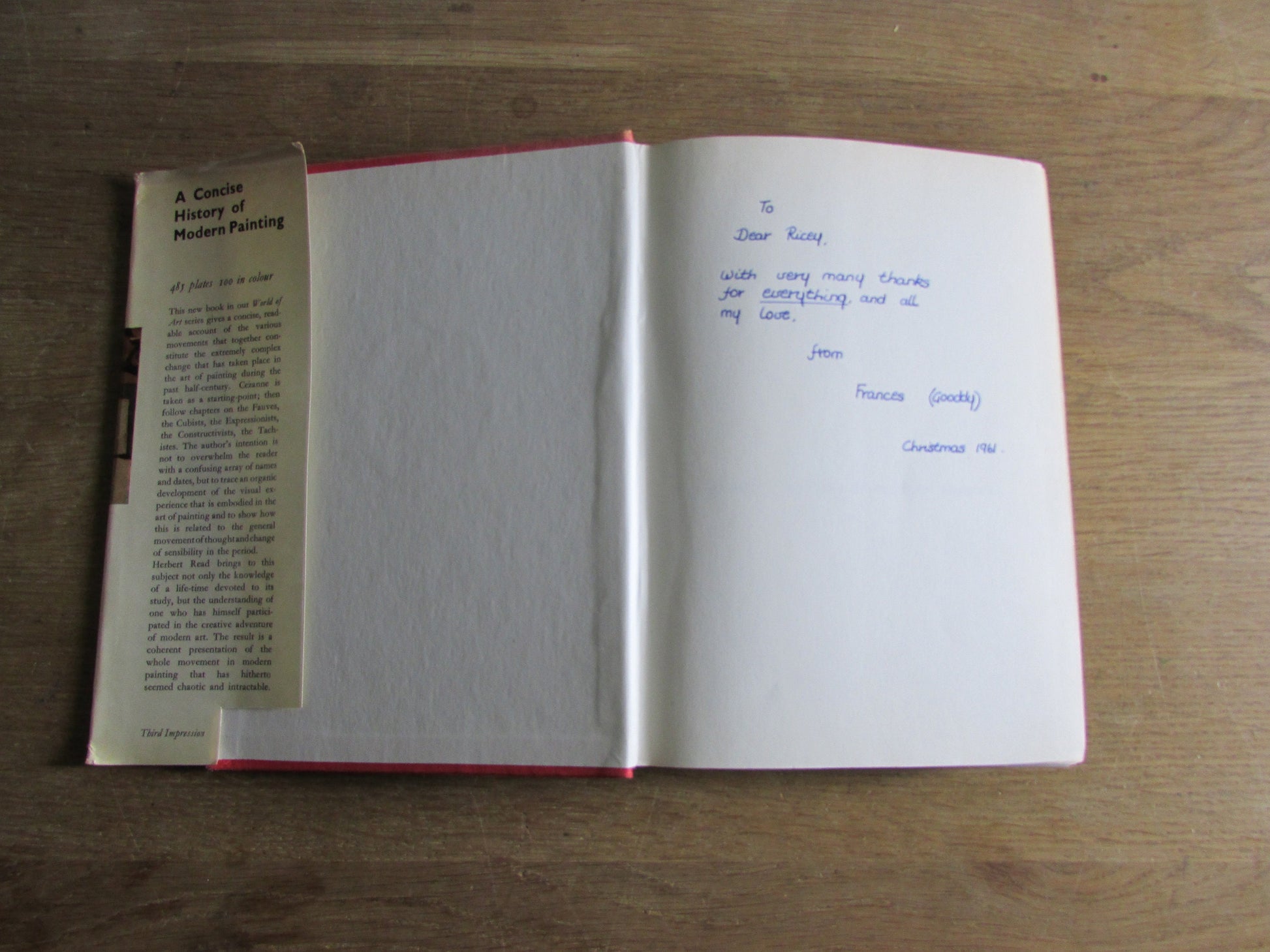 A Concise History of Modern Painting, by Herbert Read (Hardback, 1961)