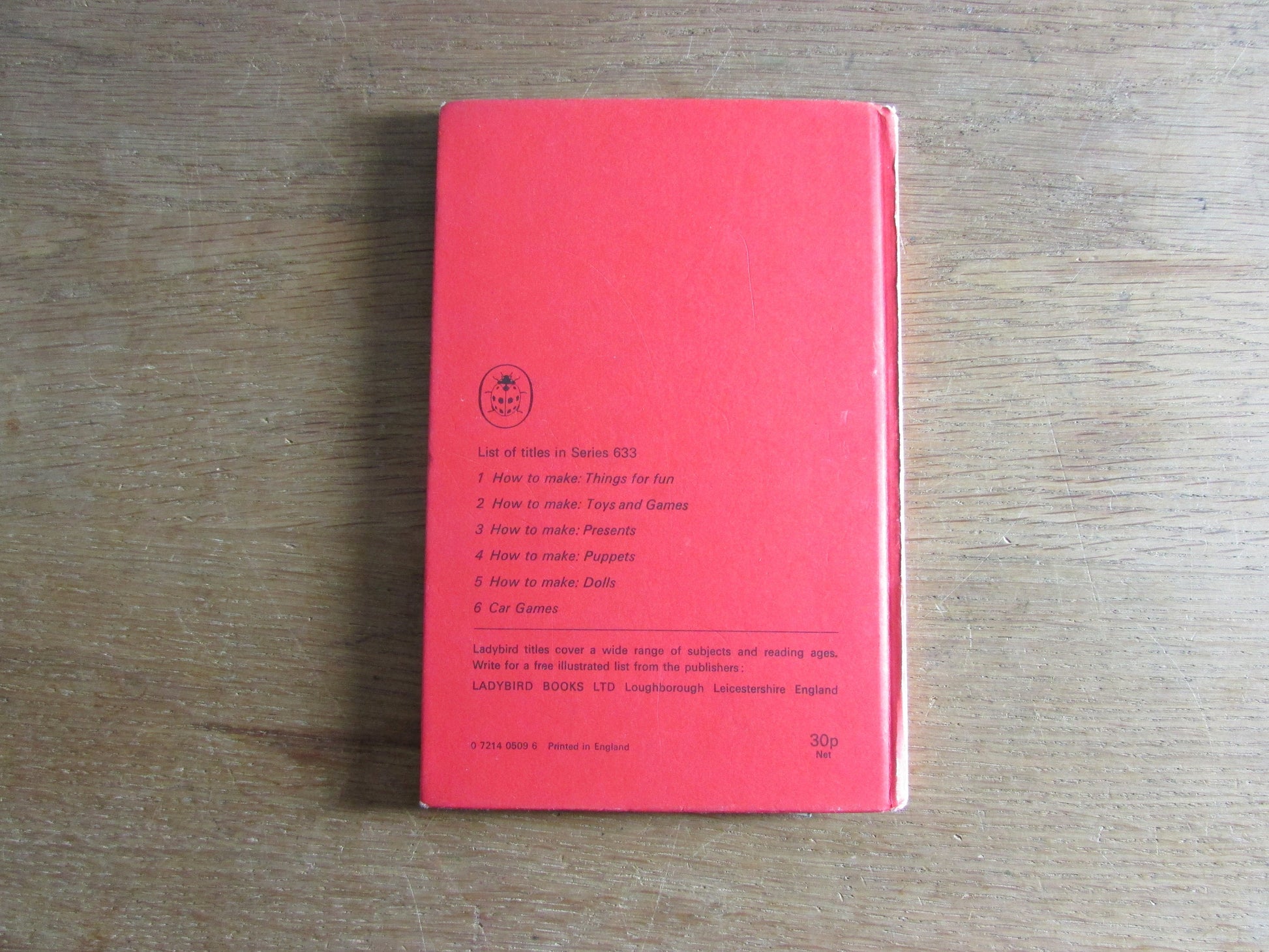 Ladybird How to Make Things for Fun, by Marjory Purves (Hardback, 1978)