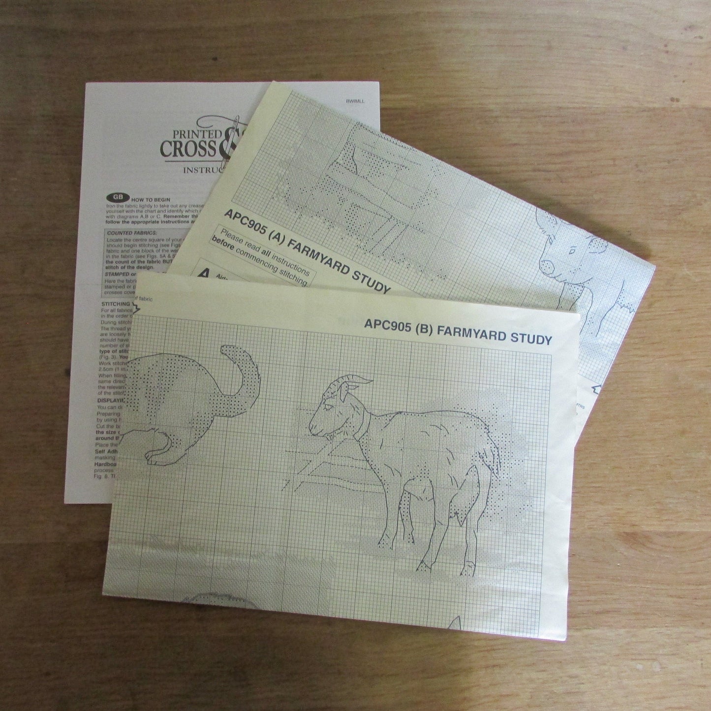 1999 Anchor Premier Collection Farmyard Study counted cross stitch kit (charts only)