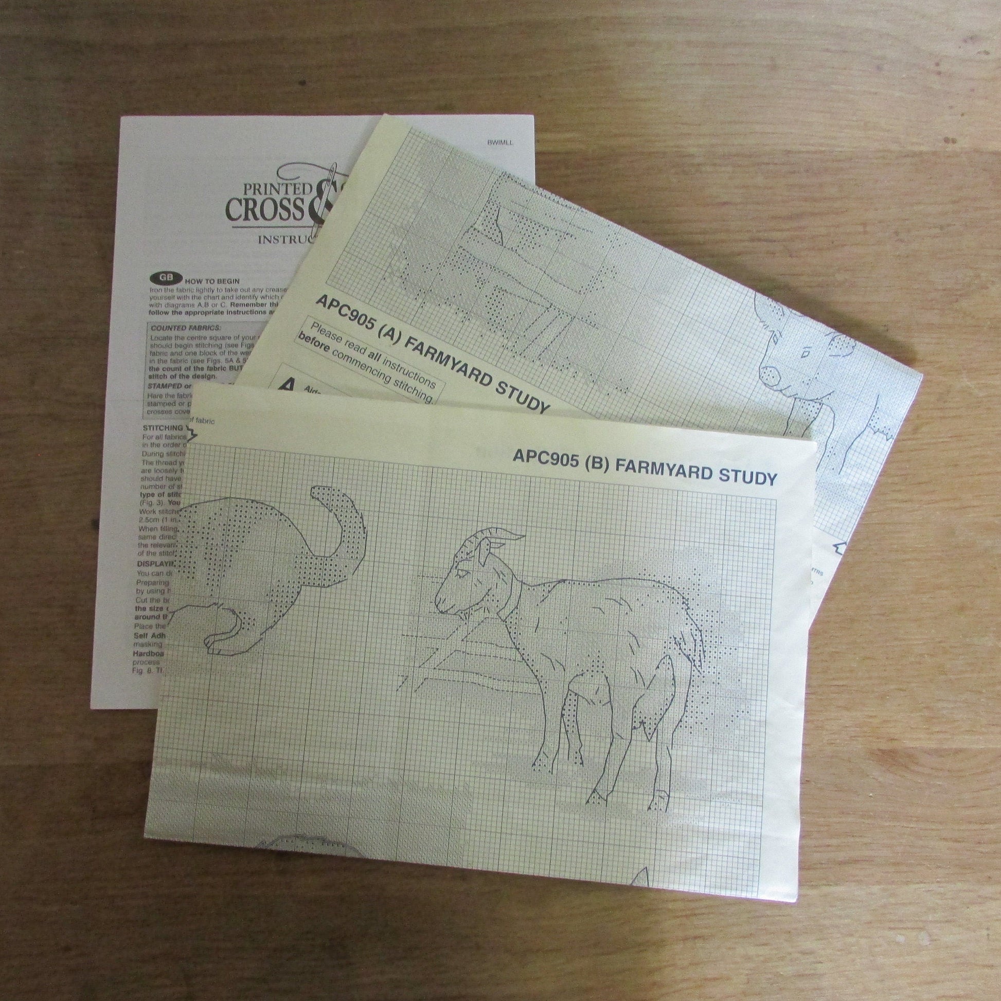 1999 Anchor Premier Collection Farmyard Study counted cross stitch kit (charts only)