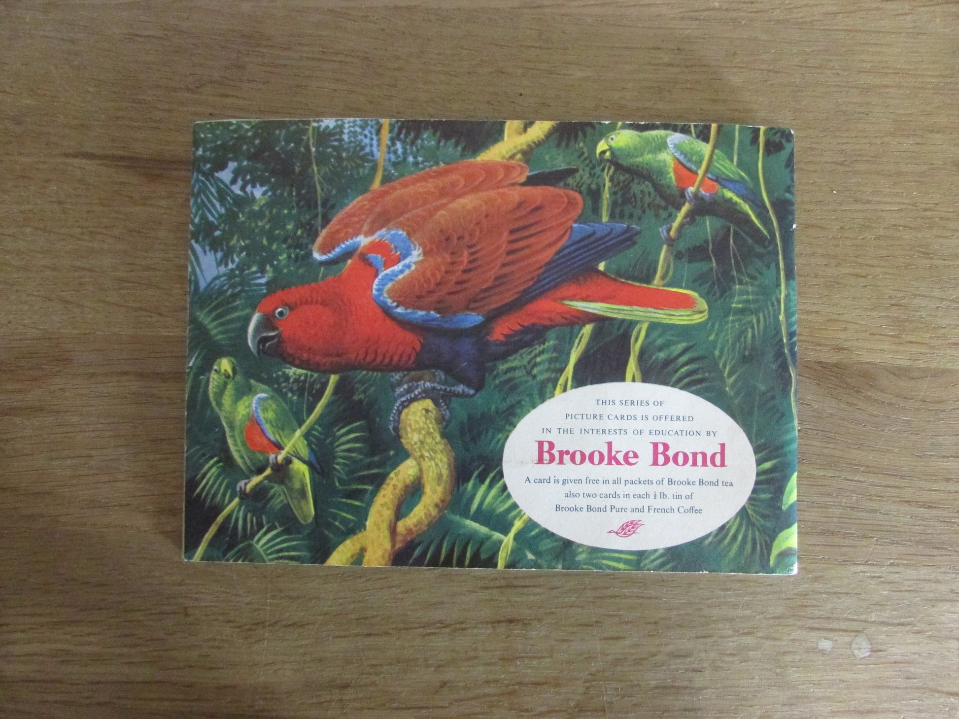1961 Brooke Bond picture cards: Tropical Birds, illustrated by C. F. Tunnicliffe