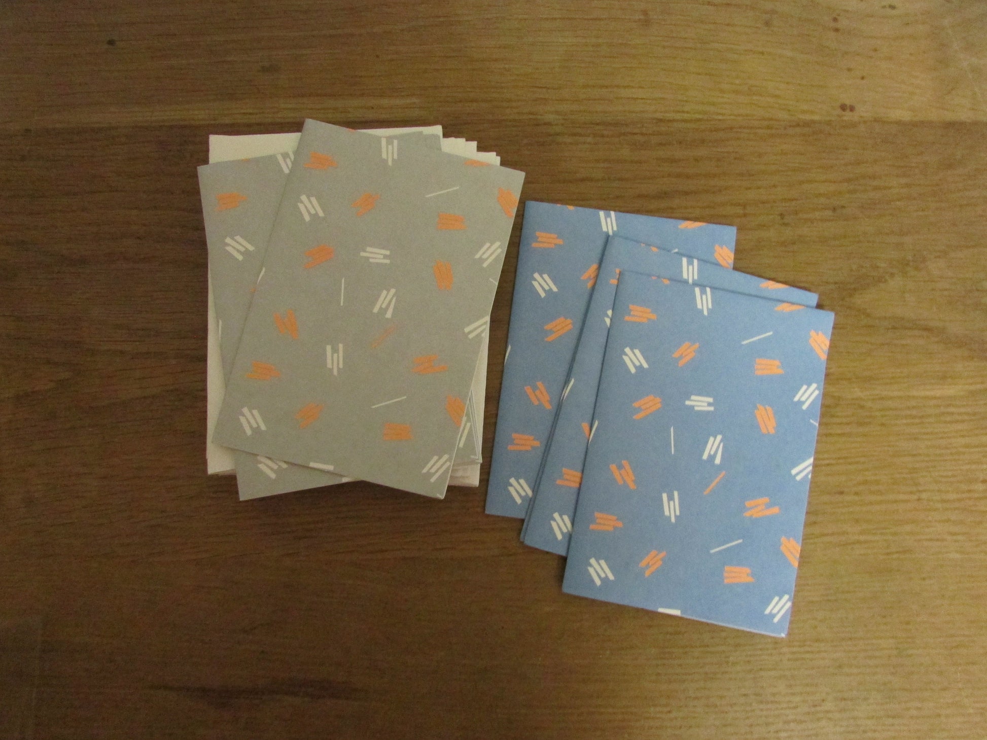 Matching 1980s Waverley notelet, & notecard sets