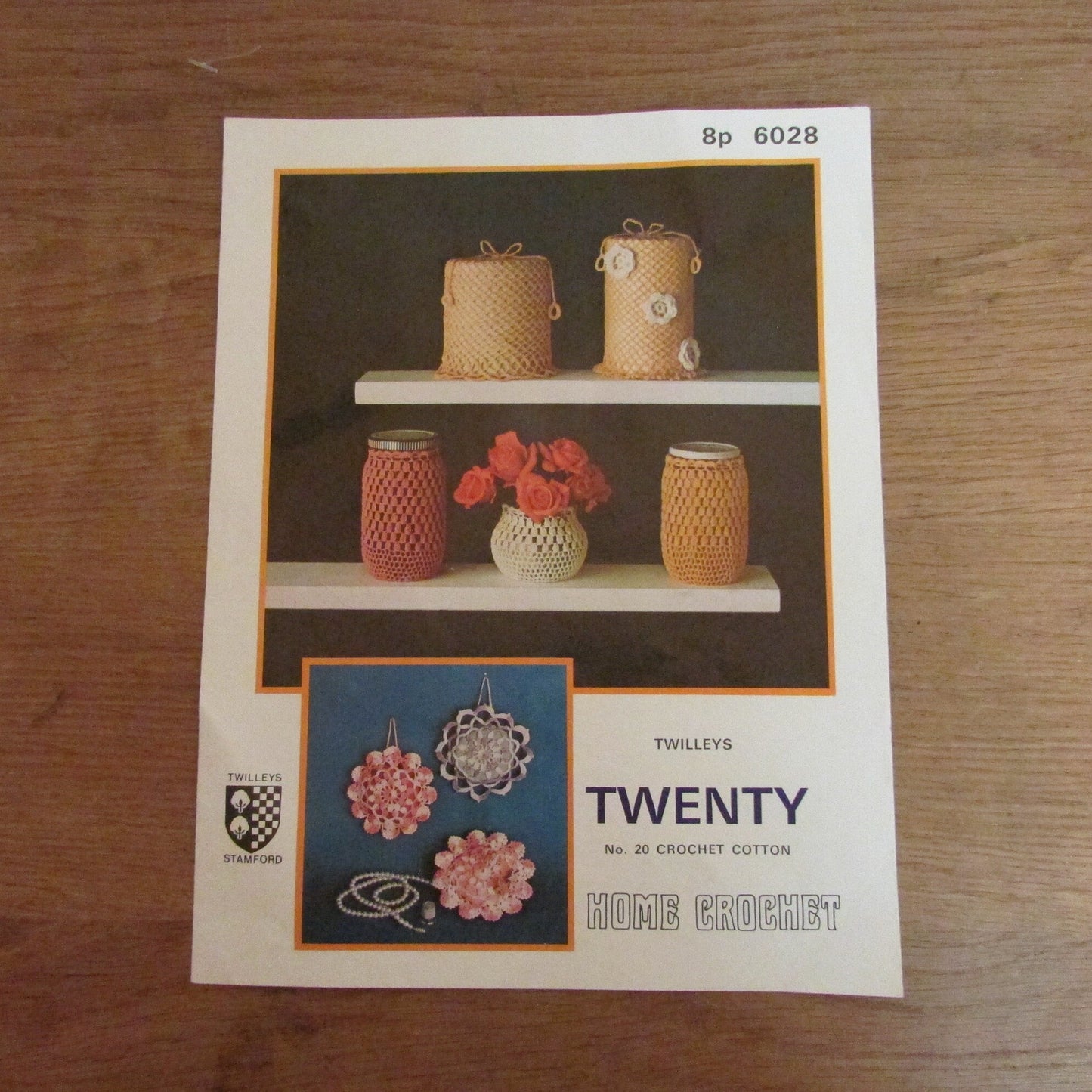 1970s Twilleys Twenty 6028 Home Crochet pattern for crochet home accessories