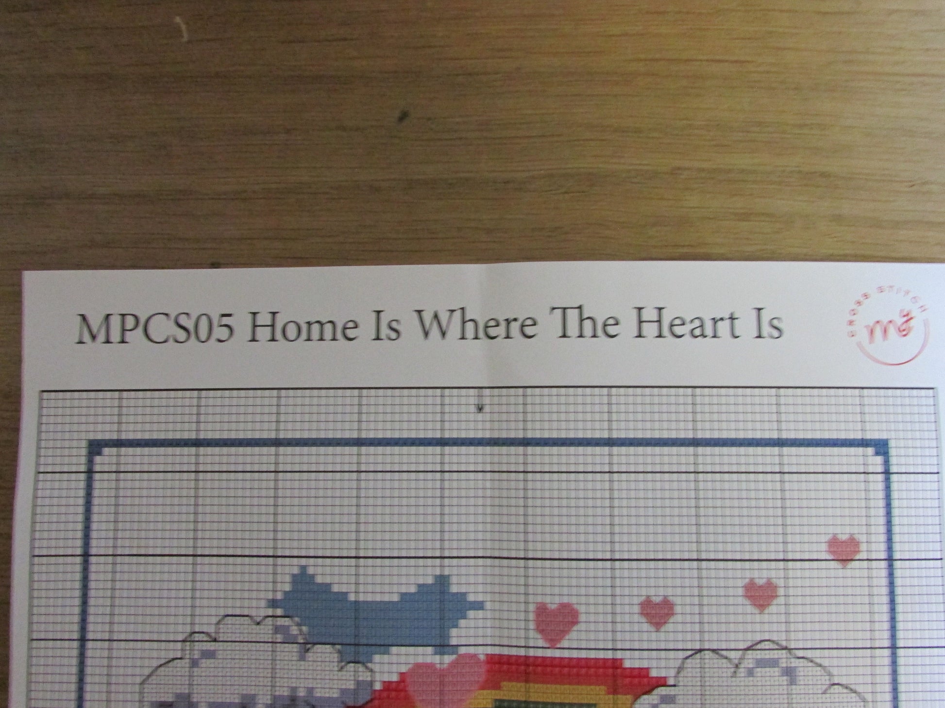 Creative World of Crafts MPCS05 "Home is Where the Heart is" cross stitch kit