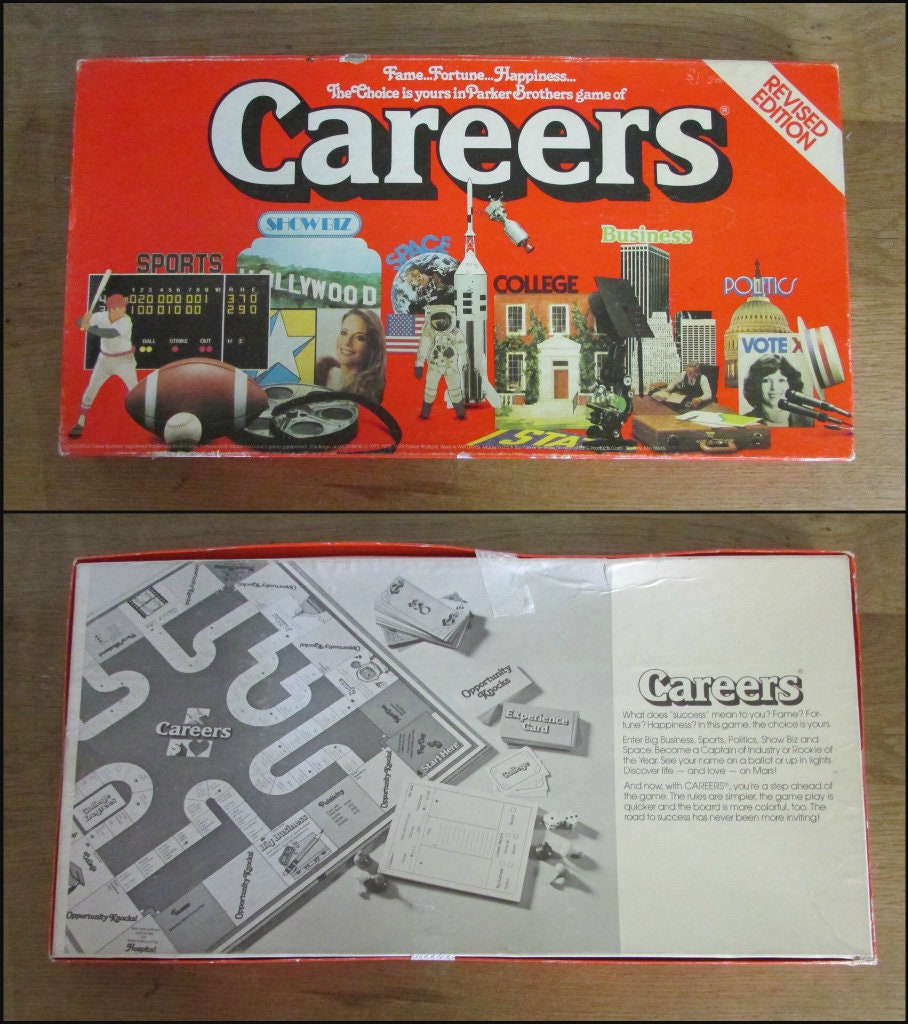 1979 Parker Brothers Careers board game, revised edition