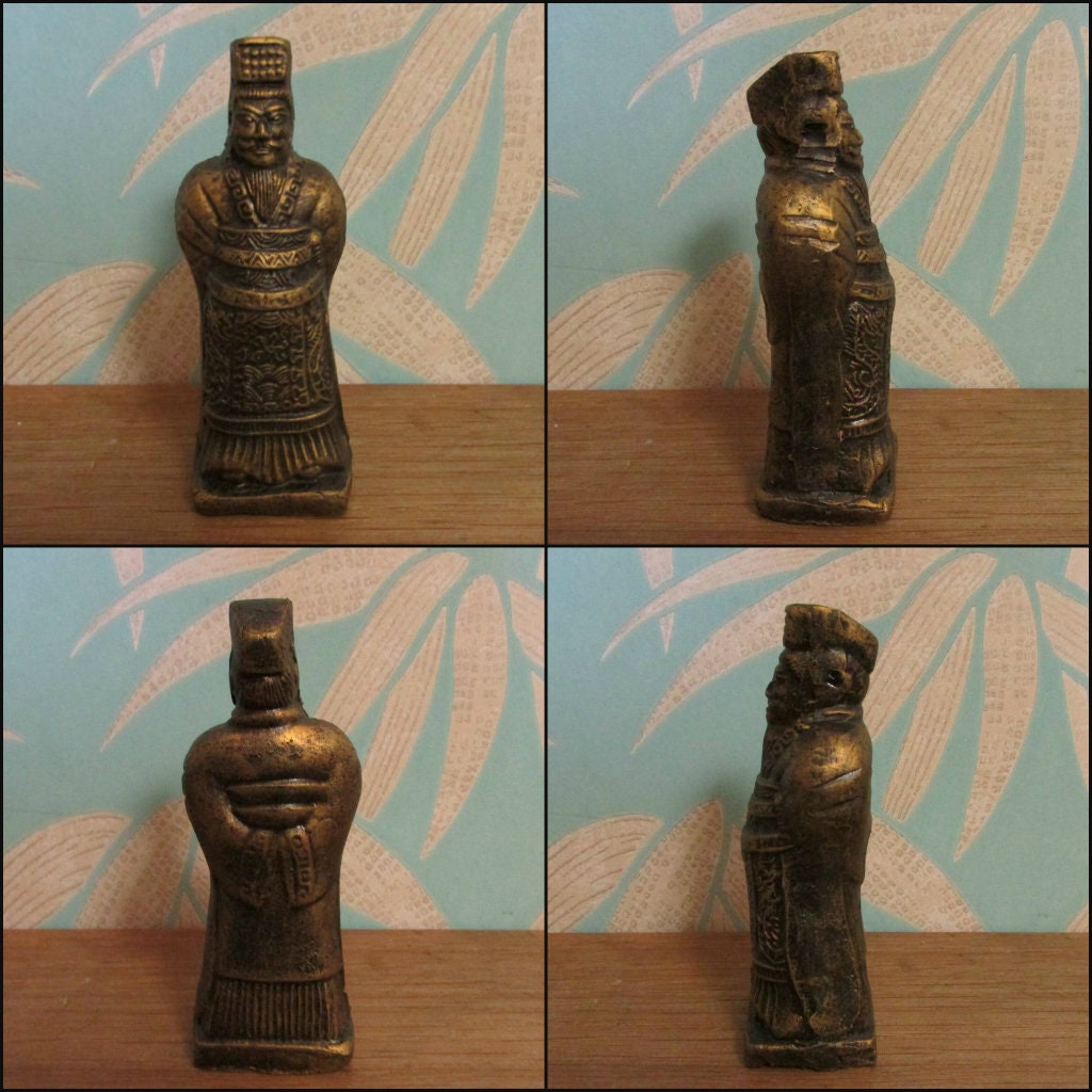 Collectable vintage X'ian River Terracotta of Qin Dynasty terracotta army figurine set