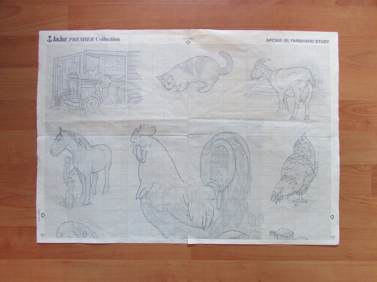 1999 Anchor Premier Collection Farmyard Study counted cross stitch kit (charts only)
