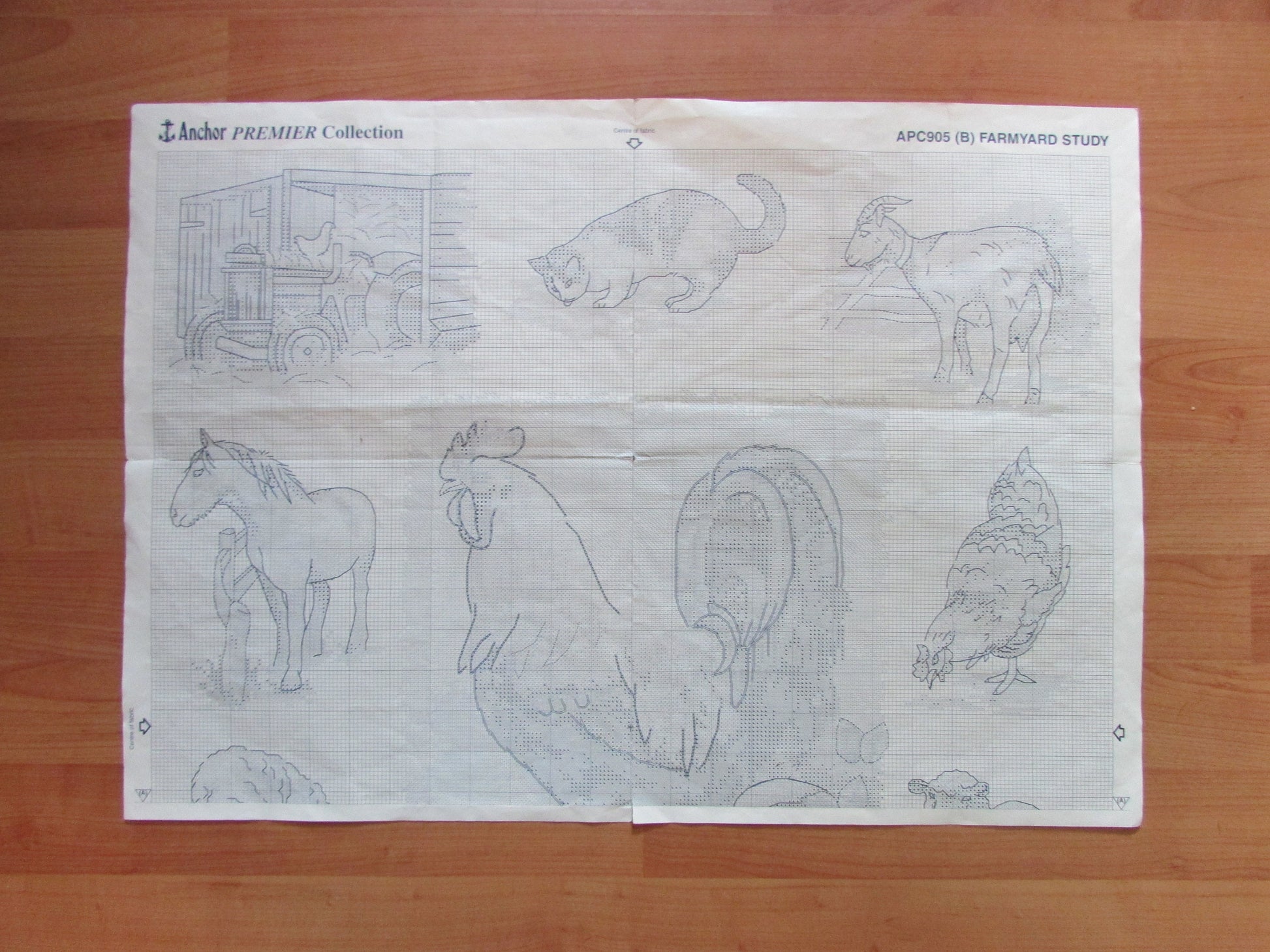 1999 Anchor Premier Collection Farmyard Study counted cross stitch kit (charts only)