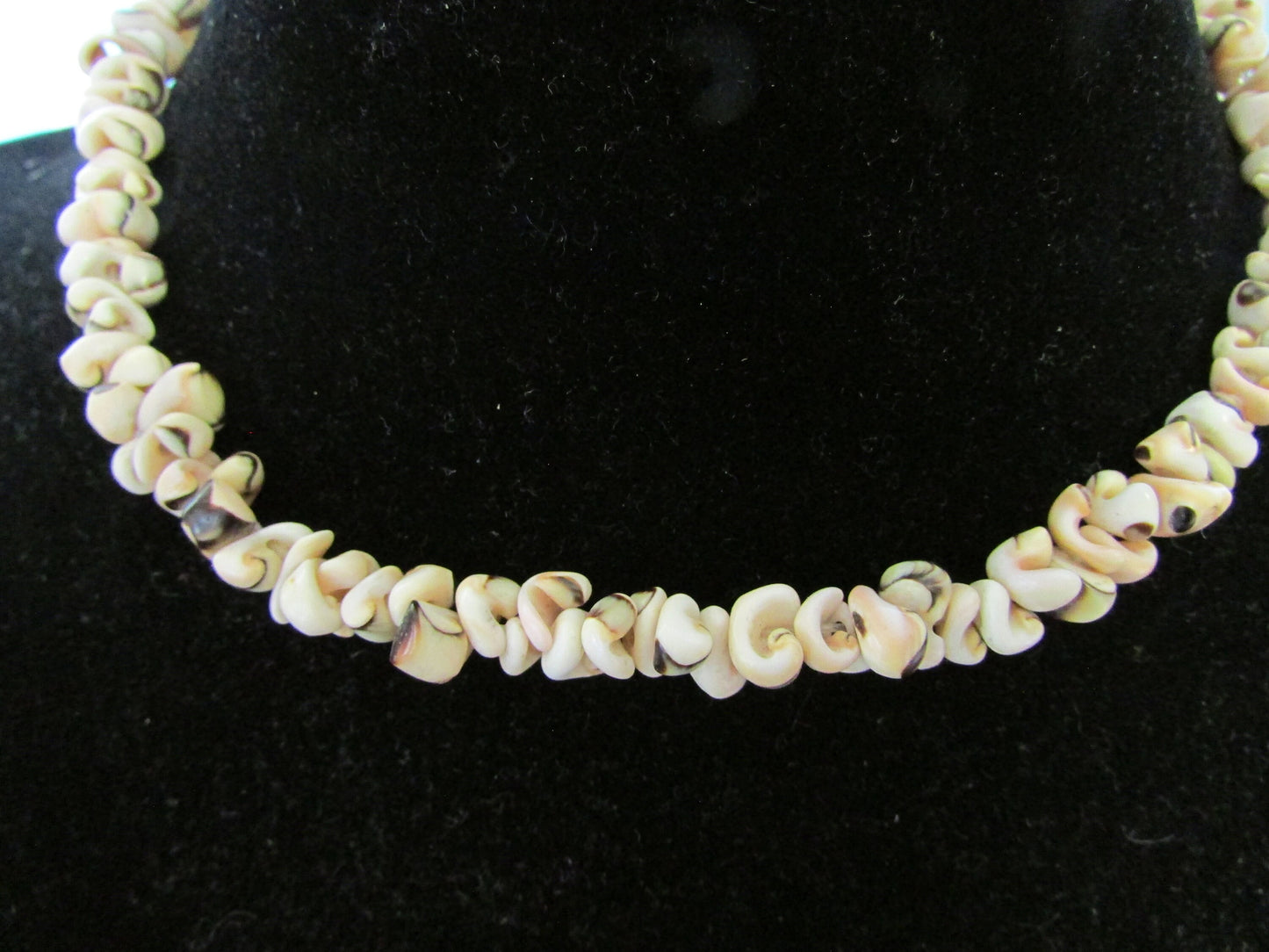 1940s twisted sea shell necklace