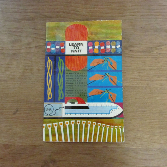 Learn to Knit, by Andrew Williams B.S.c (Softback, 1968)