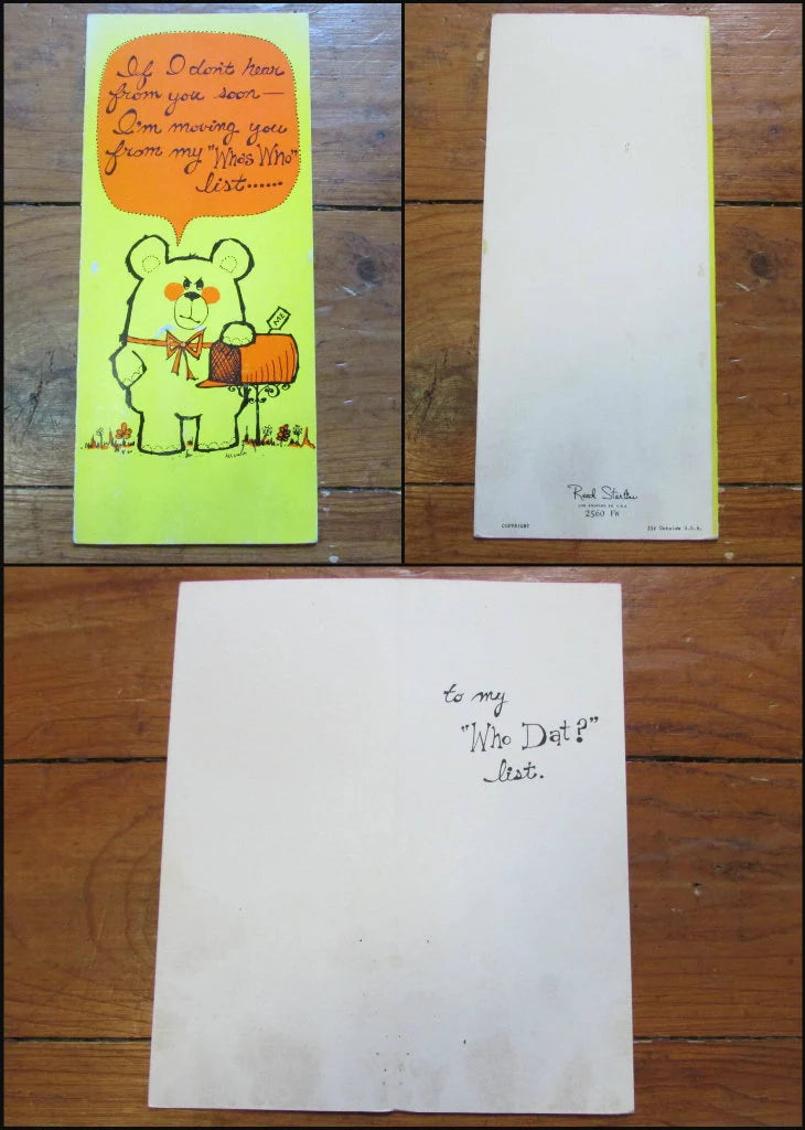 Selection of miscellaneous American mid-century greeting cards