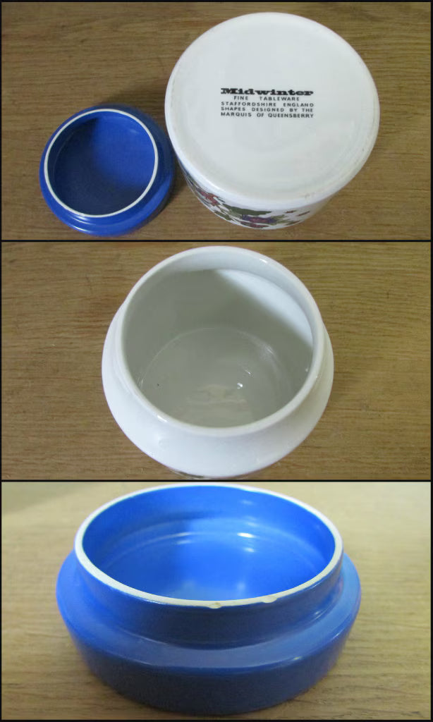 1960s Midwinter "Alpine Blue" by Jessie Tait teaware assortment