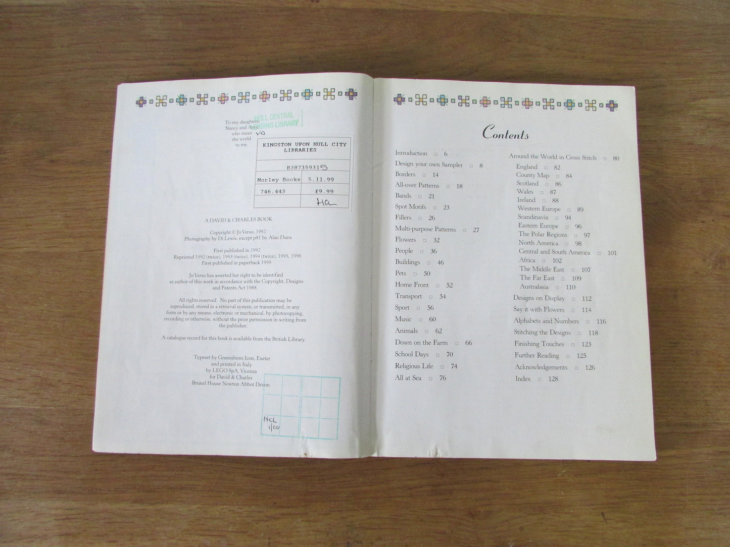 World of Cross Stitch, by Jo Verso (Softback, 1999)