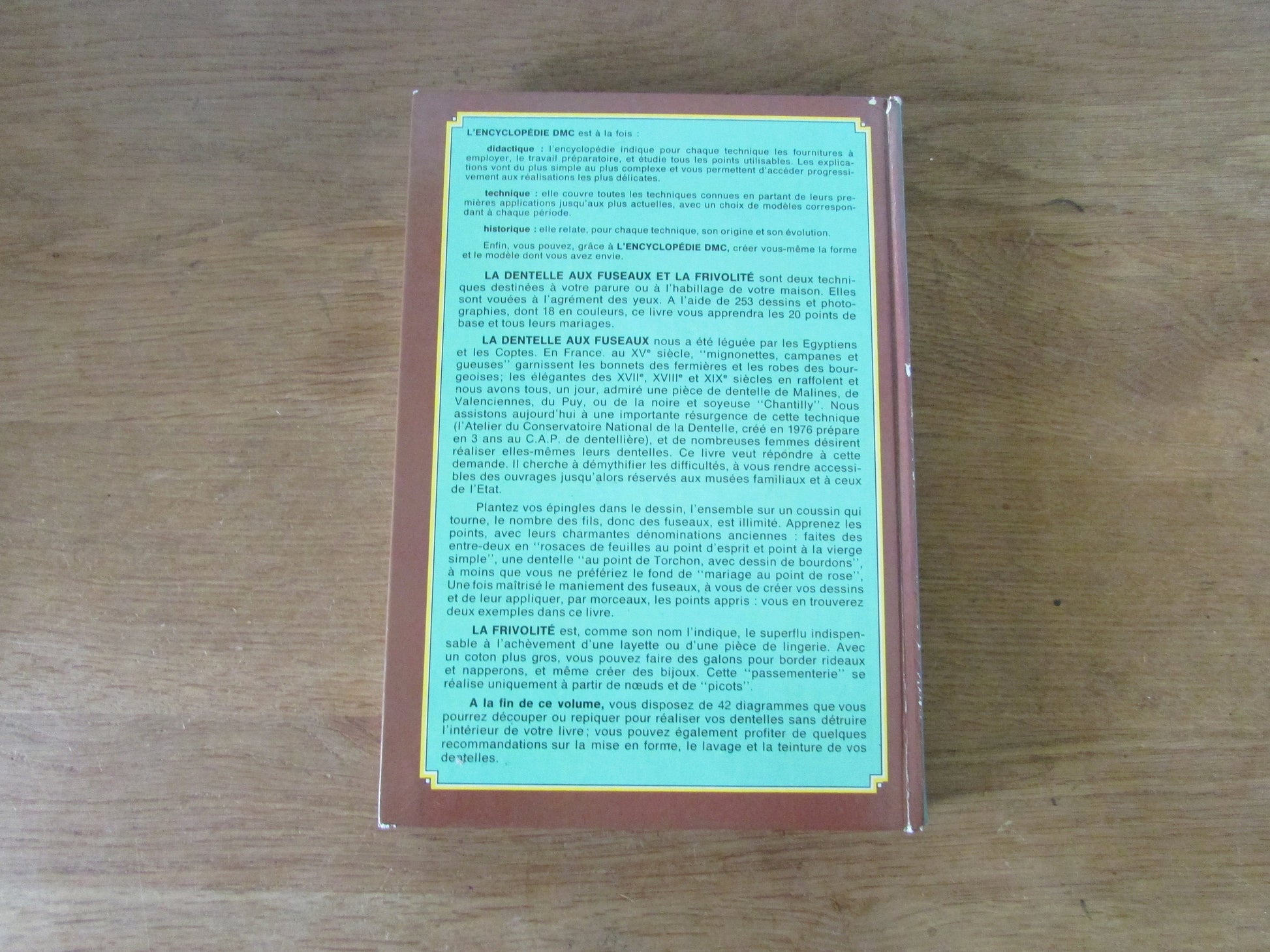 L'Encyclopedie DMC La Dentelle aux Fuseaux la Frivolite, by Aline Elmayan (Hardback, 1981)
