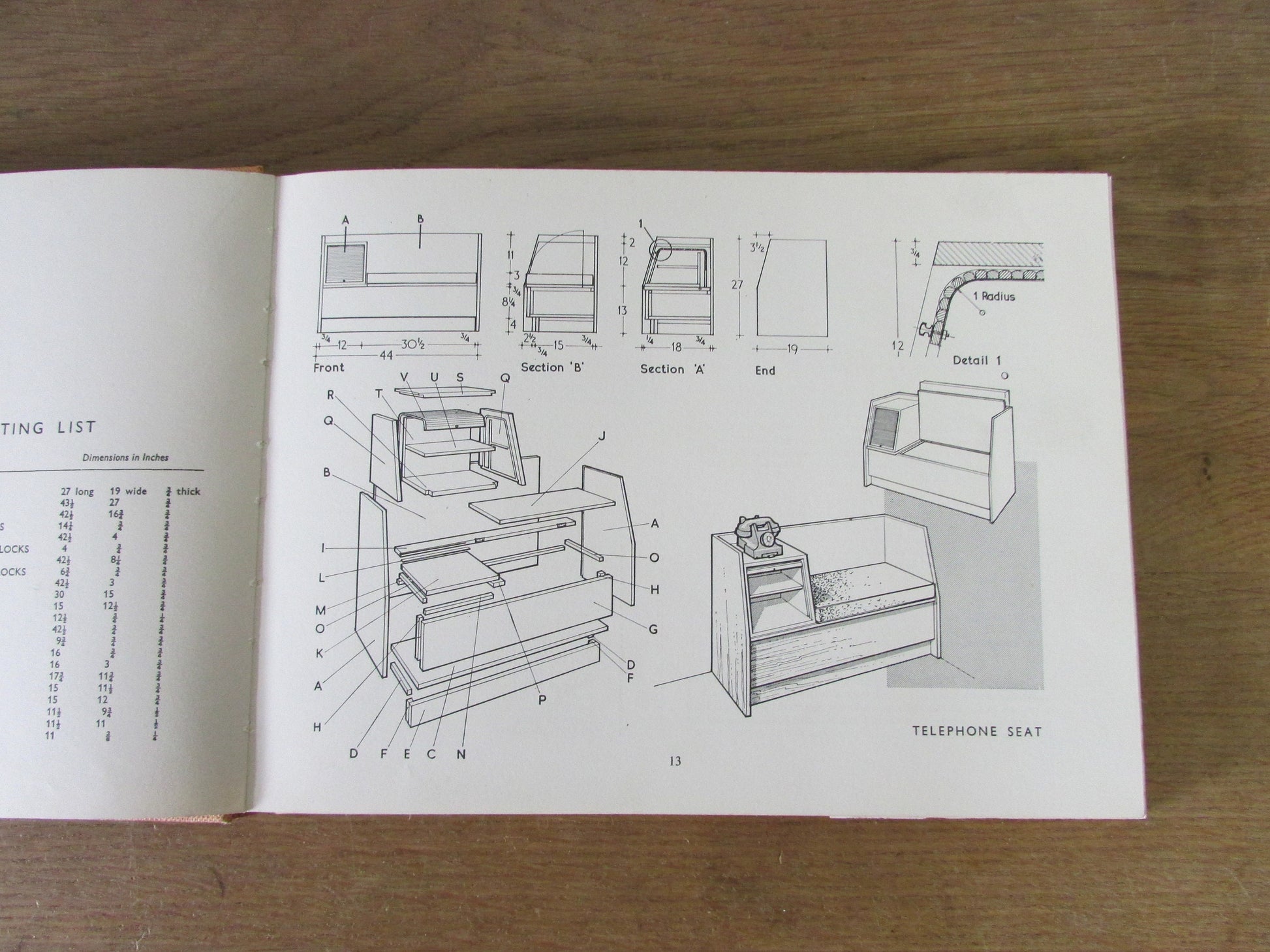 Practical Designs for Built-in Furniture, by Arthur Brown (Hardback, 1963)