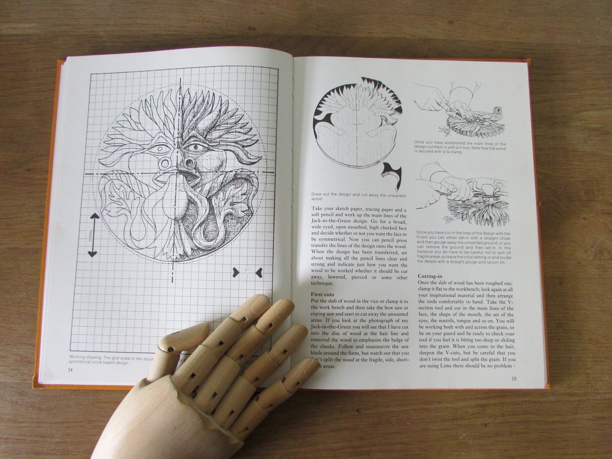 Step-by-Step Woodcarving: 18 basic projects, by Alan & Gill Bridgewater (Hardback, 1985)