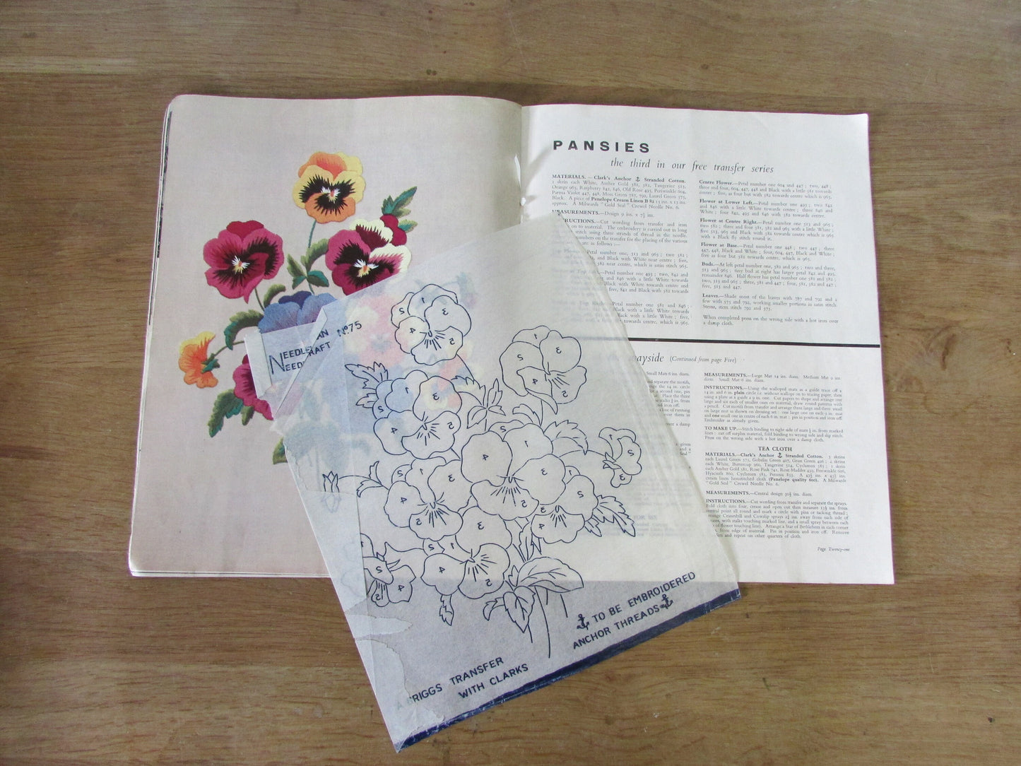 July 1958 Needlewoman and Needlecraft No.75 embroidery & needlework booklet
