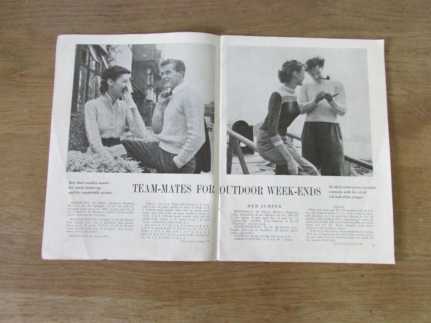 January 1952 Stitchcraft knitting & embroidery pattern booklet