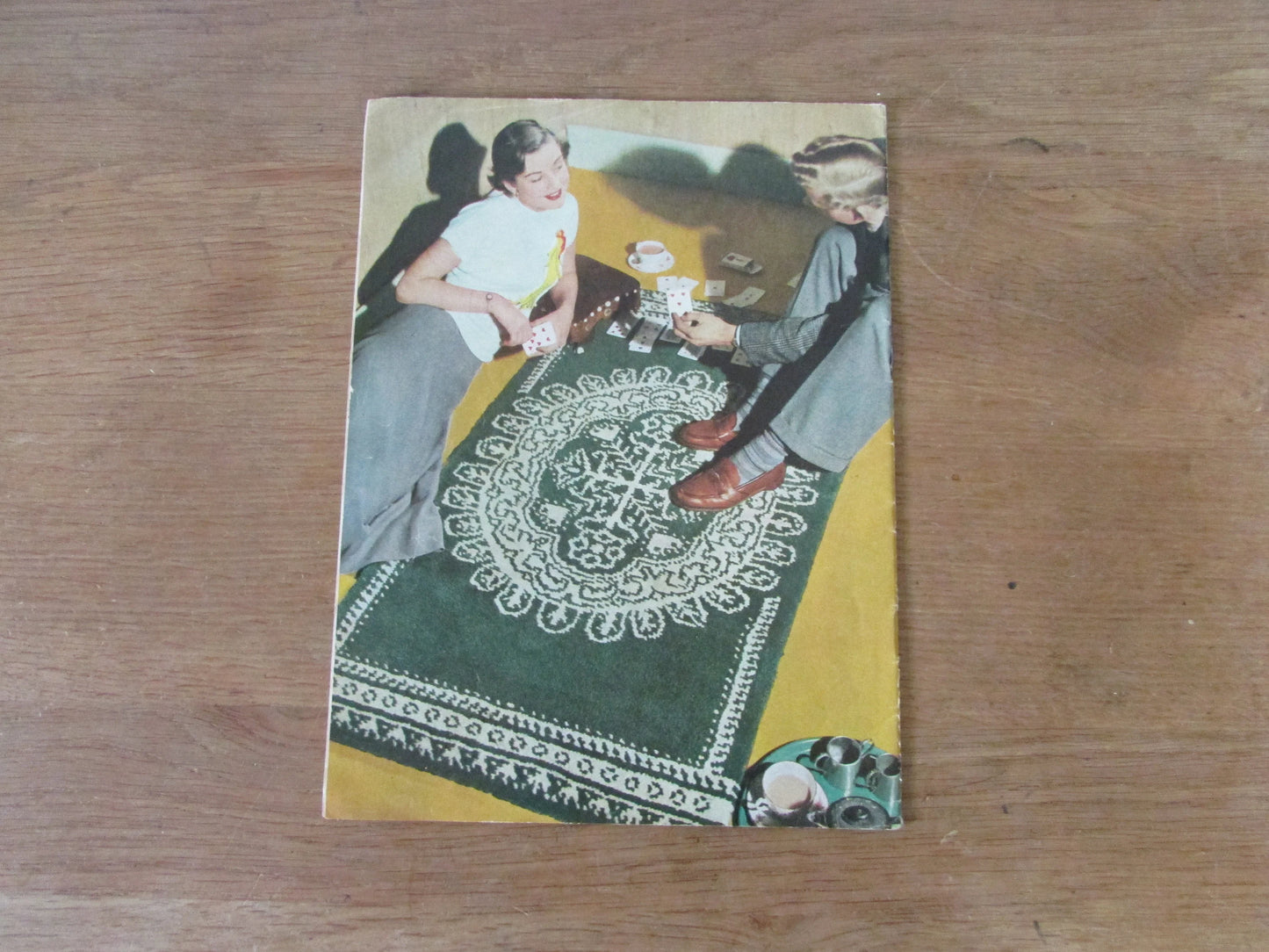 January 1952 Stitchcraft knitting & embroidery pattern booklet