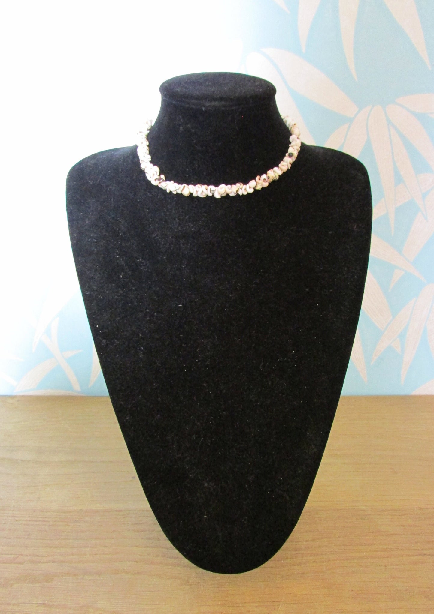 1940s twisted sea shell necklace