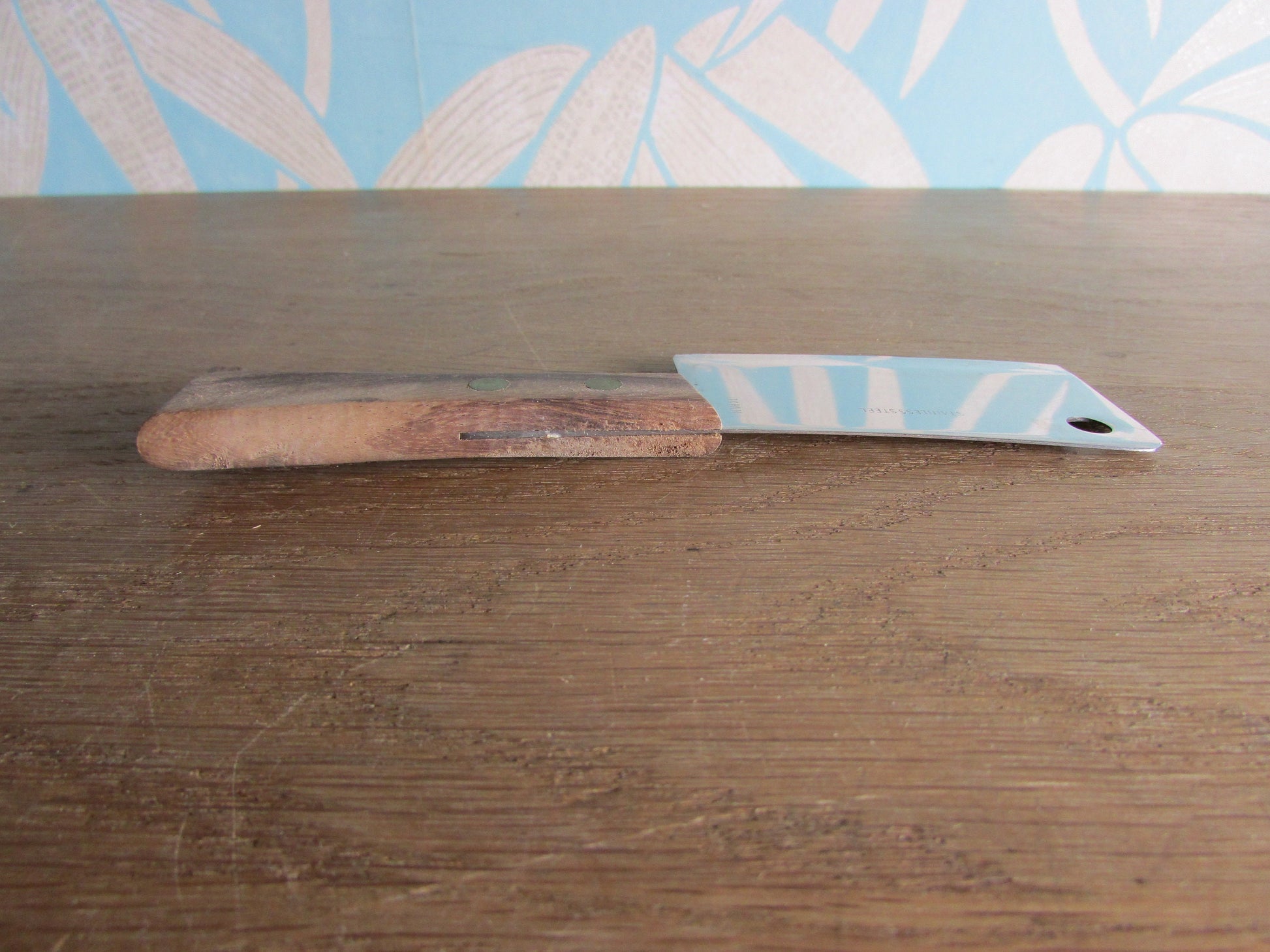 1960s Rostfrei stainless steel cheese slicer with rosewood handle