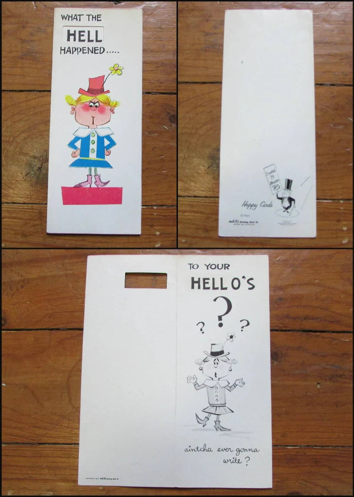 Selection of miscellaneous American mid-century greeting cards