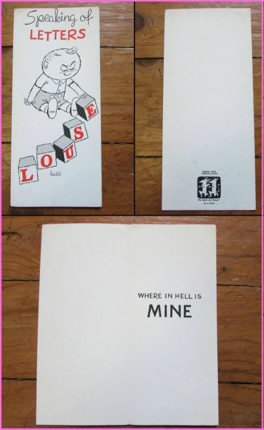 Selection of miscellaneous American mid-century greeting cards