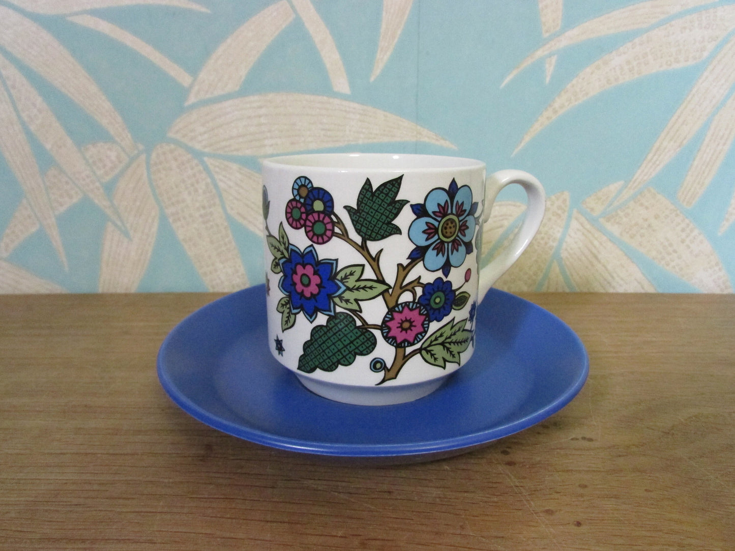 1960s Midwinter "Alpine Blue" by Jessie Tait teaware assortment
