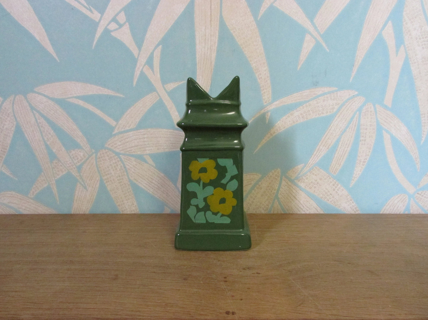 Collectable Burleigh reproduction Staffordshire ceramic bishop chimney pot vase