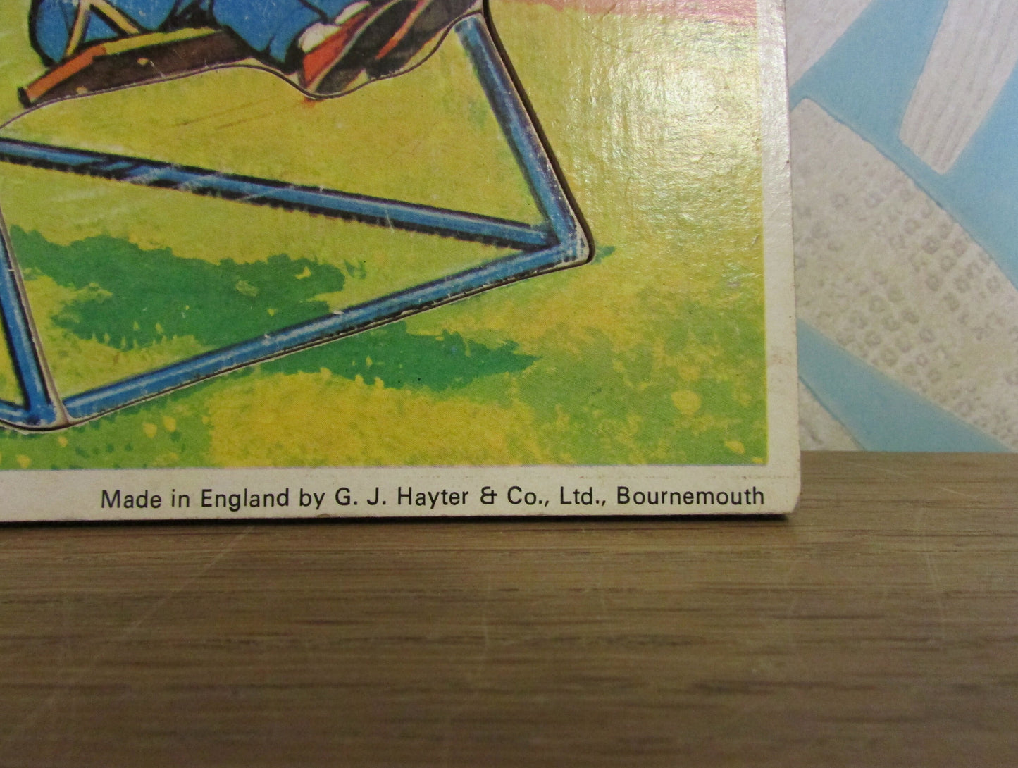 1981 G&J Haytert and Co Ltd (swing set) wooden tray puzzle