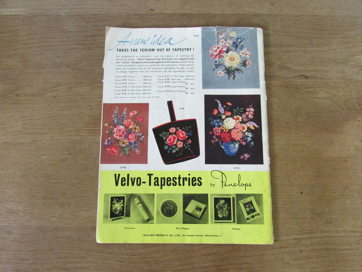 July 1958 Needlewoman and Needlecraft No.75 embroidery & needlework booklet