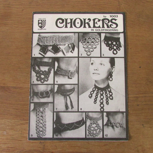 1970s Twilleys No1003 crochet patterns for chokers
