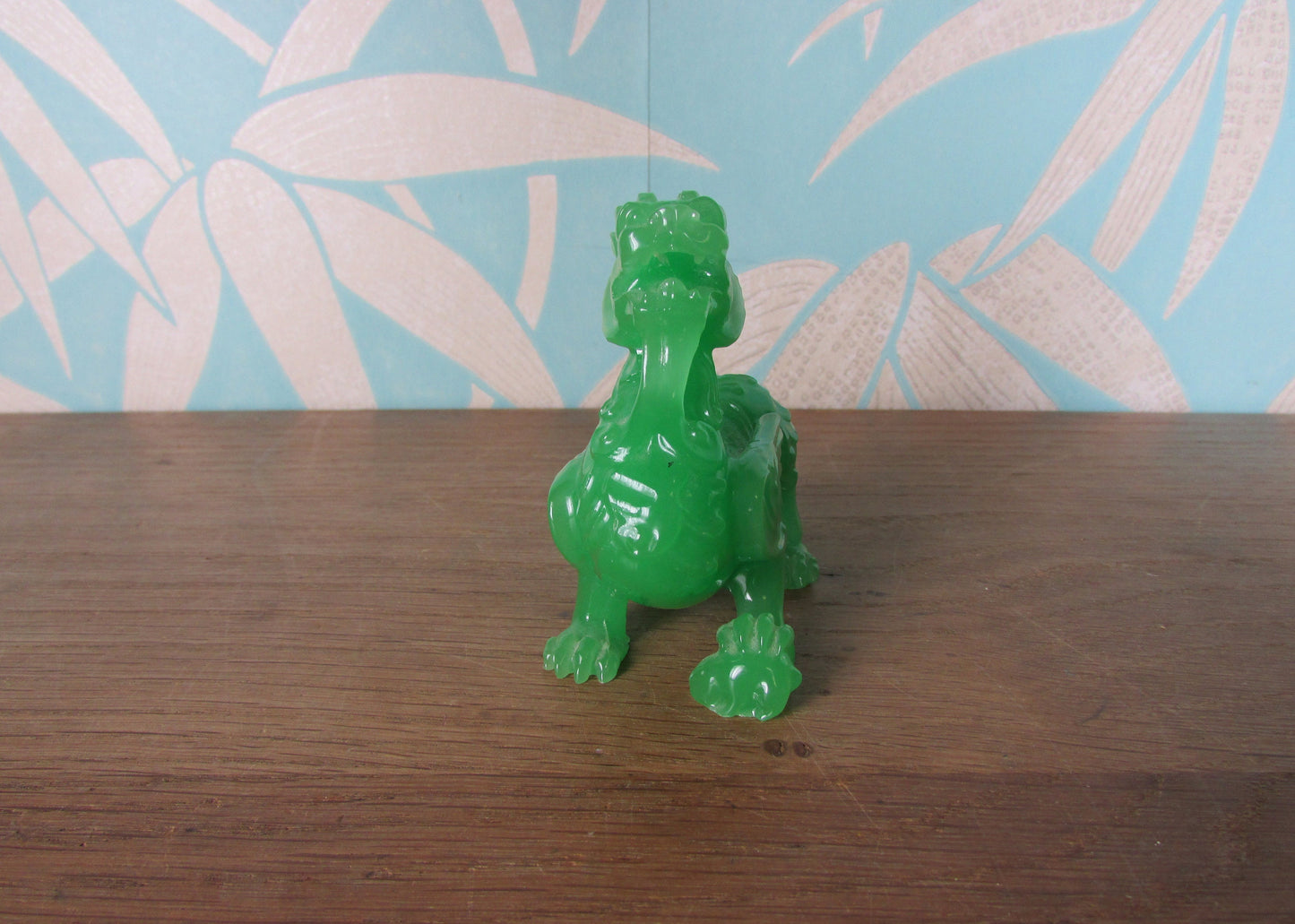 Vintage plastic jade Chinese pixiu figurine