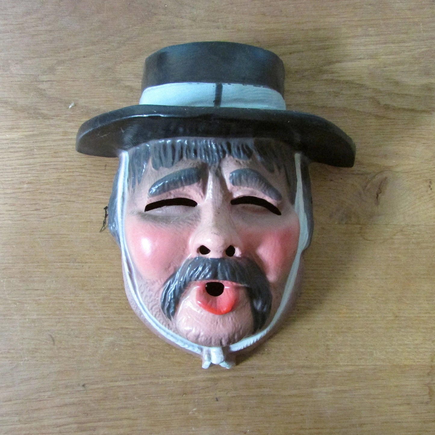circa. 1970s César Zorro's Sgt. Garcia carnival/halloween face mask
