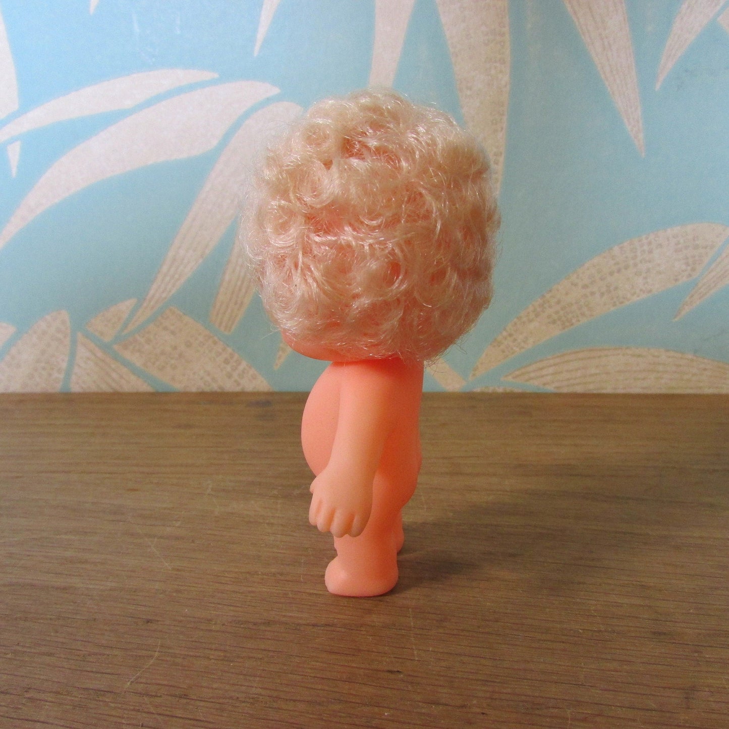 Collectable 1993 FCM small vinyl doll with white/blonde hair