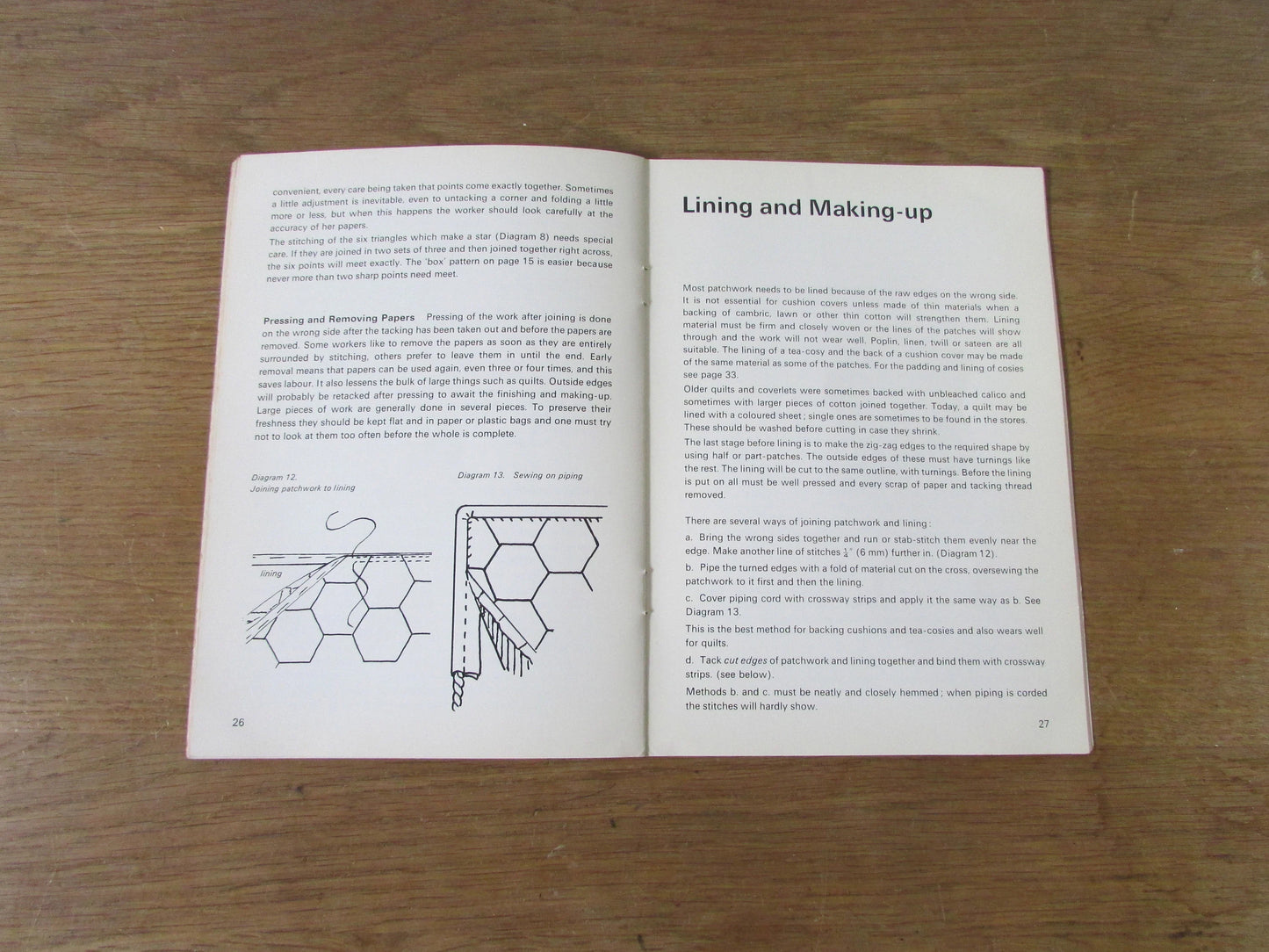 Dryad Beginning Patchwork, by Dorothy Wright (Softback, 1971)