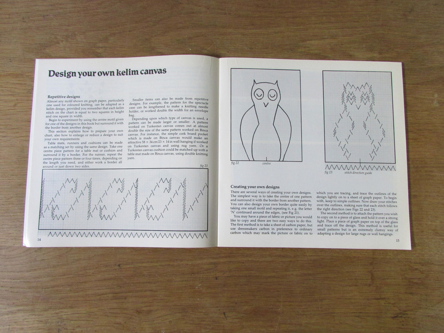 Kelim Canvas Work, by Gayna Awege (Softback, 1988)
