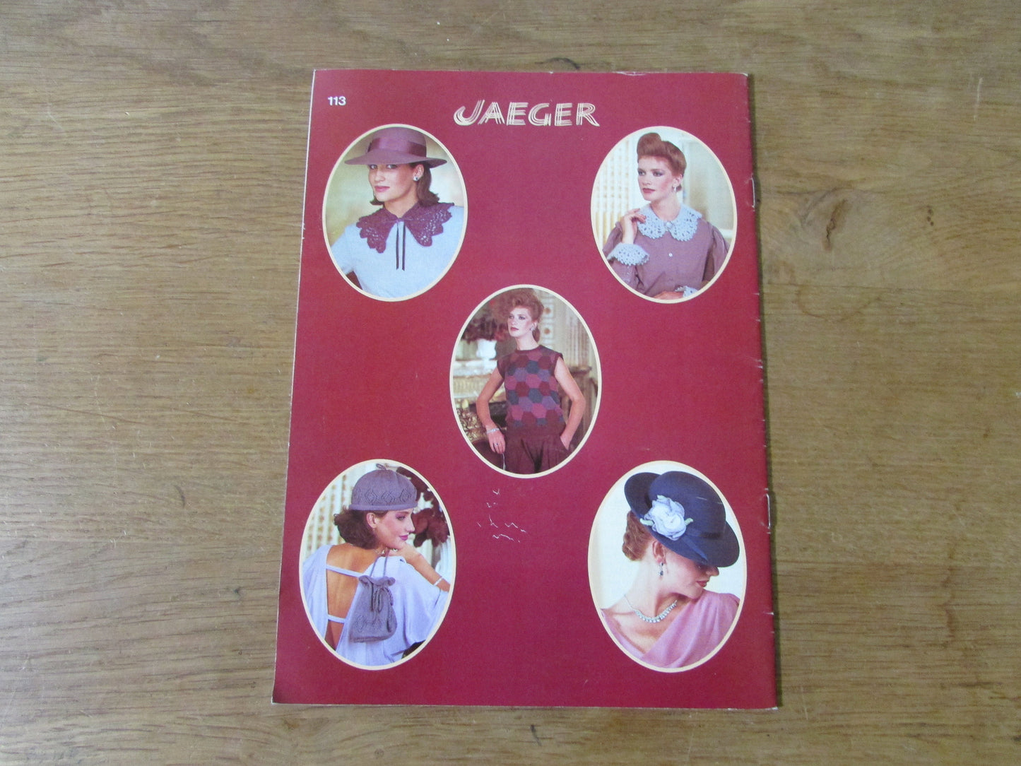 1983 Jaeger F113 Touches of Class crochet & knitting pattern booklet