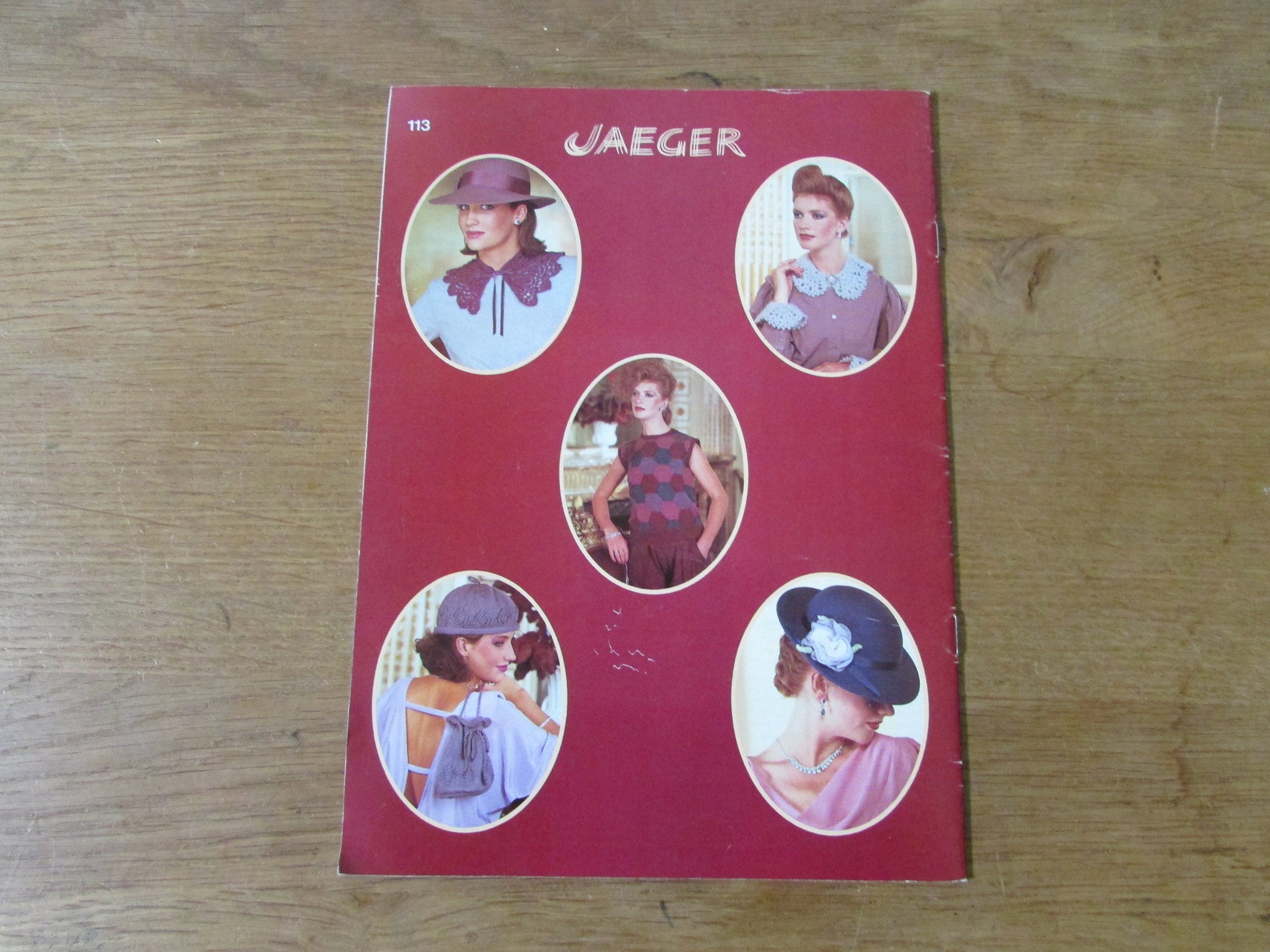 1983 Jaeger F113 Touches of Class crochet & knitting pattern booklet