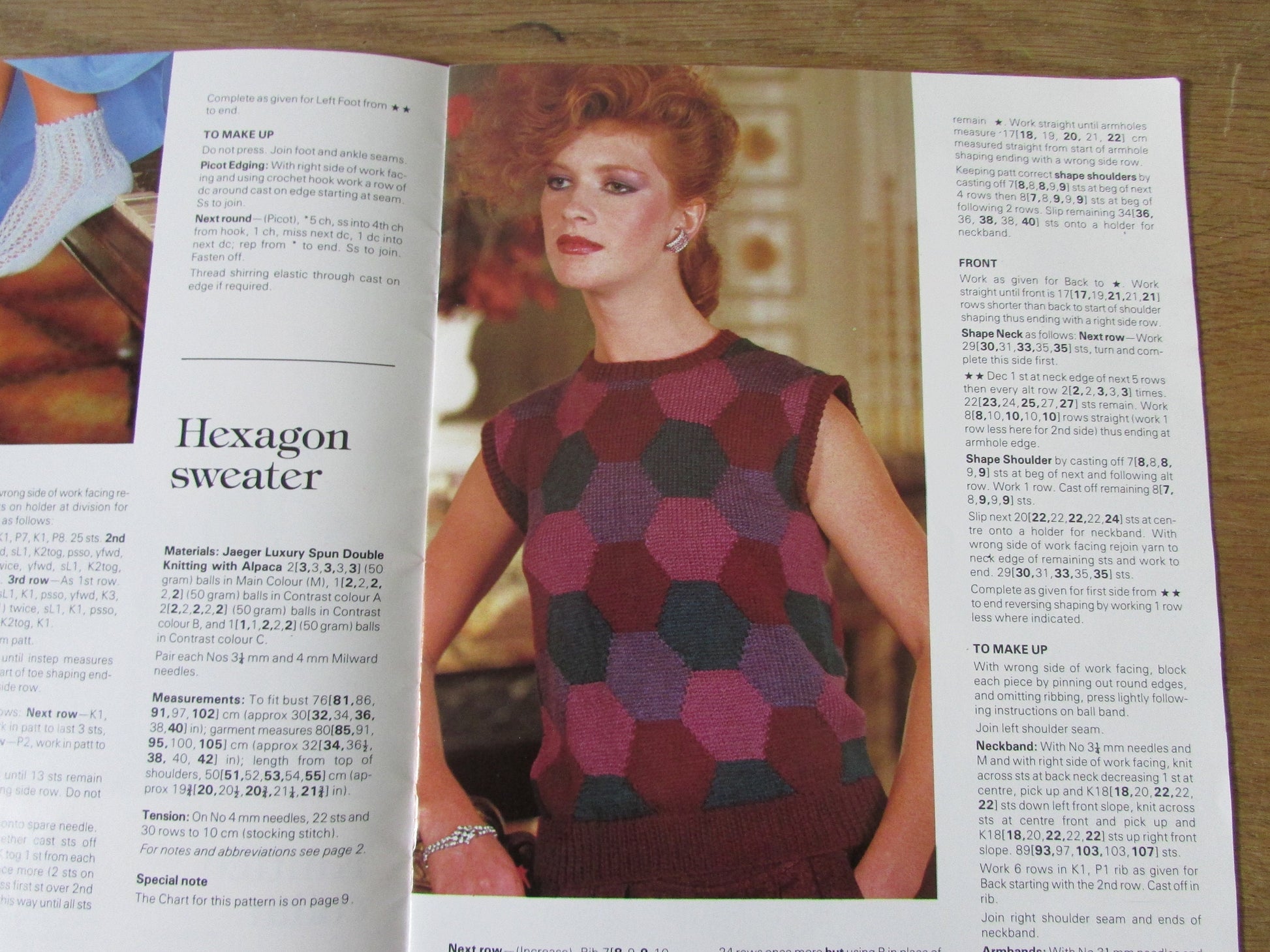1983 Jaeger F113 Touches of Class crochet & knitting pattern booklet