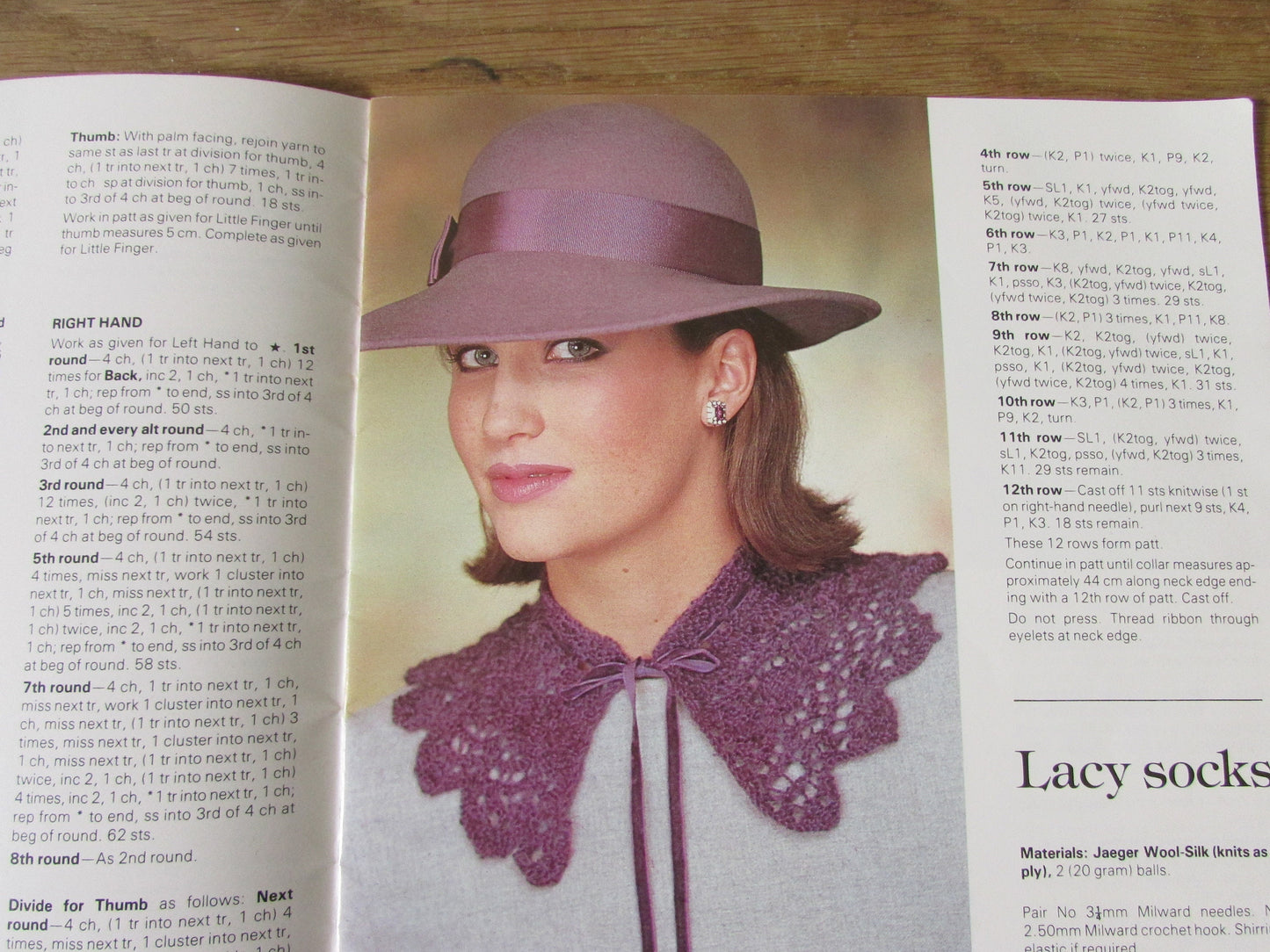 1983 Jaeger F113 Touches of Class crochet & knitting pattern booklet