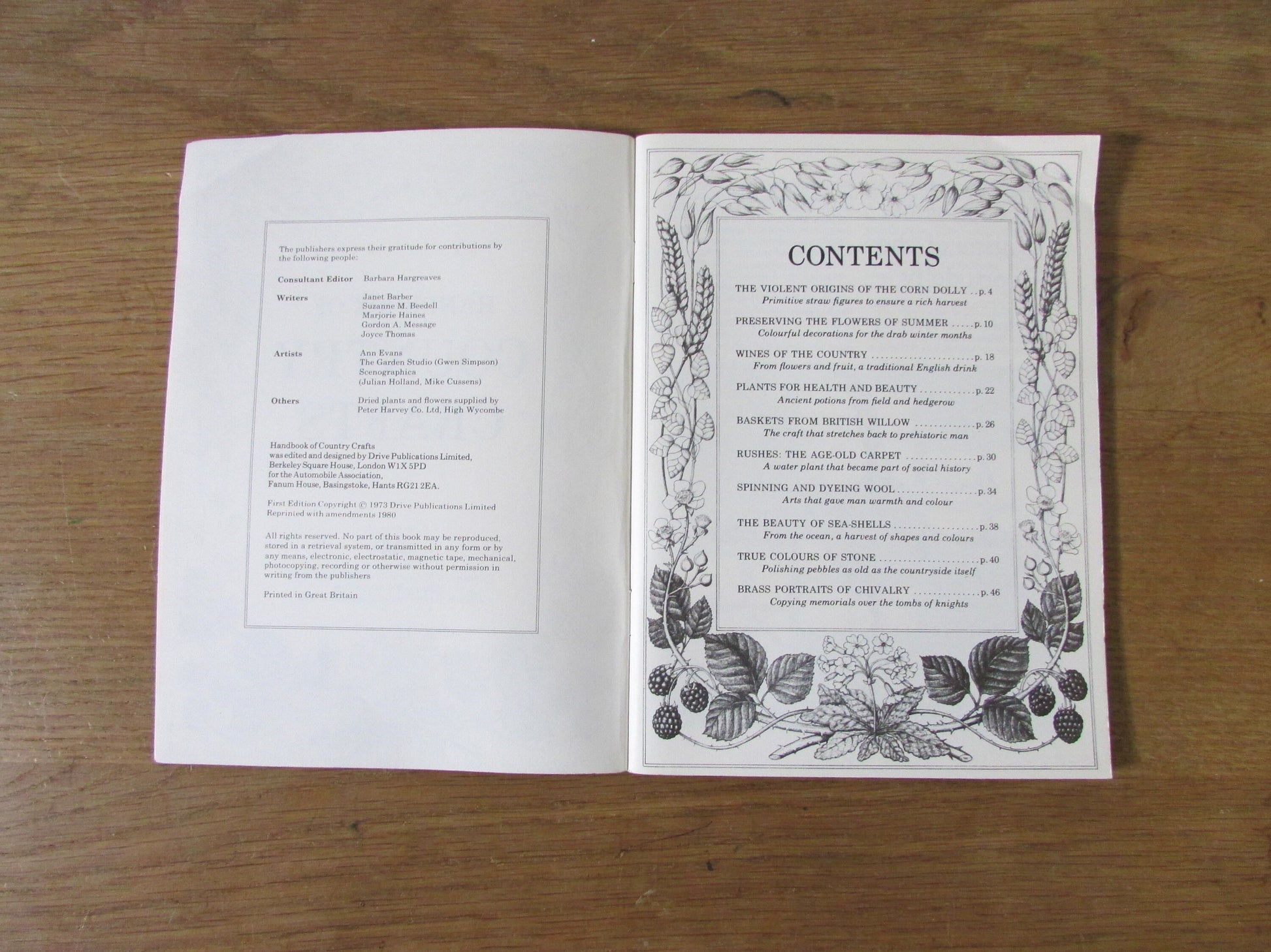 Handbook of Country Crafts (Softback, 1980)