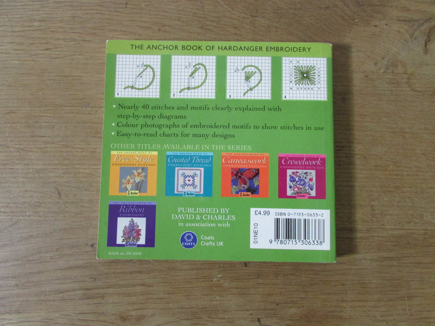 The Anchor Book of Hardanger Embroidery (Softback, 1997)