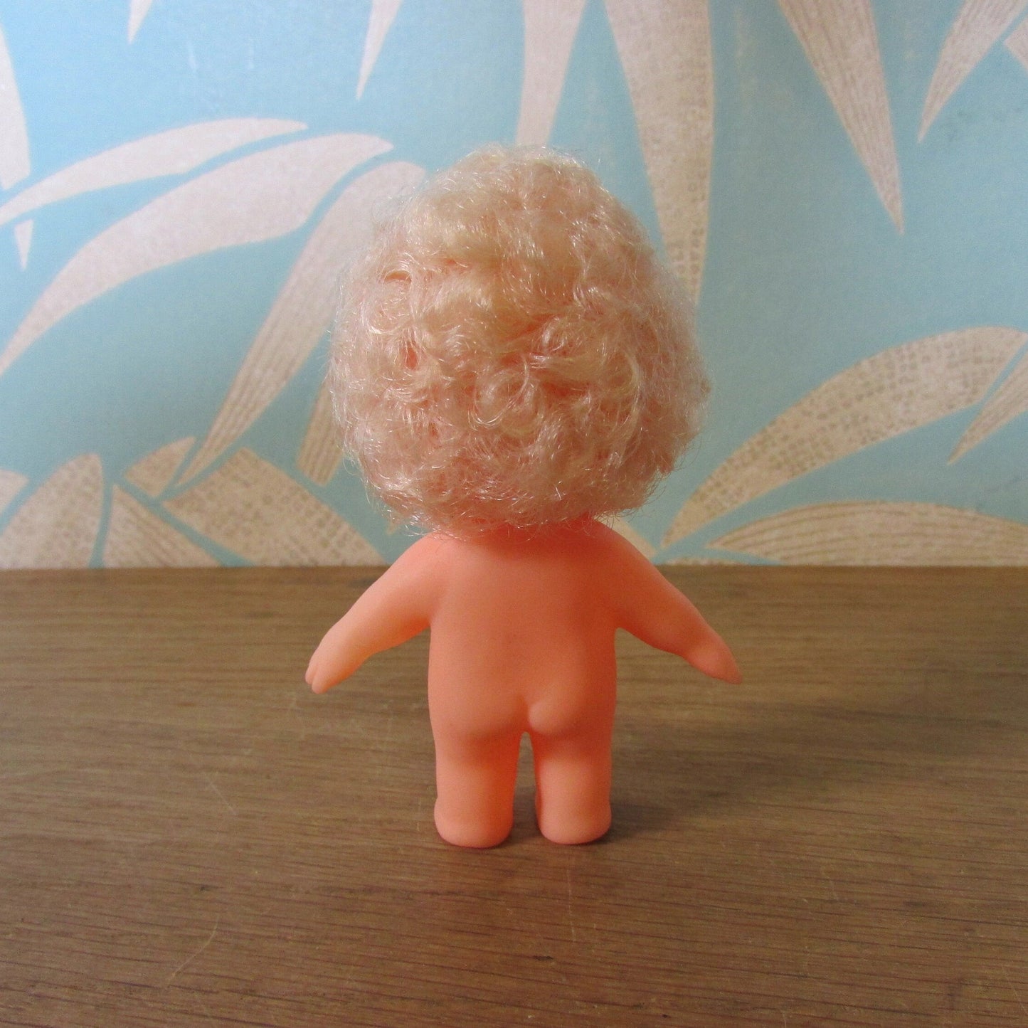 Collectable 1993 FCM small vinyl doll with white/blonde hair