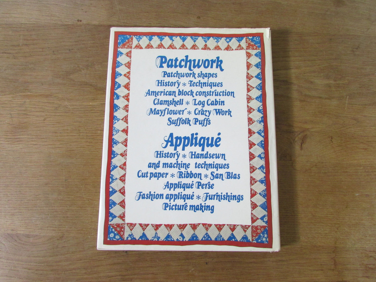 Patchwork and Applique, by Pamela Tubby (Hardback, 1985)