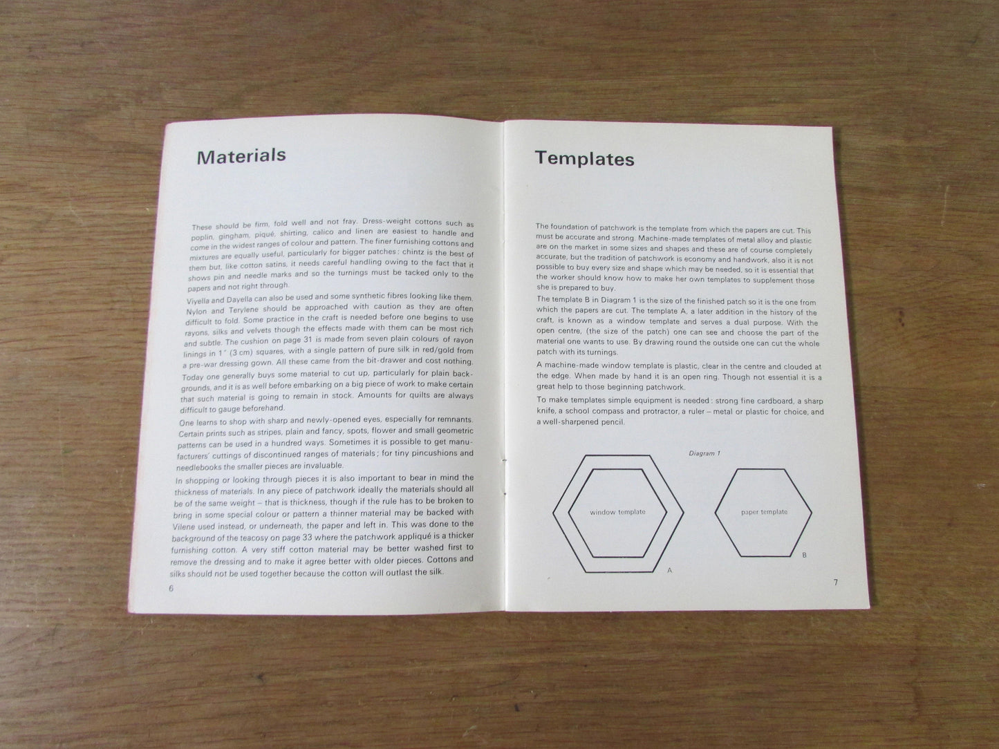 Dryad Beginning Patchwork, by Dorothy Wright (Softback, 1971)