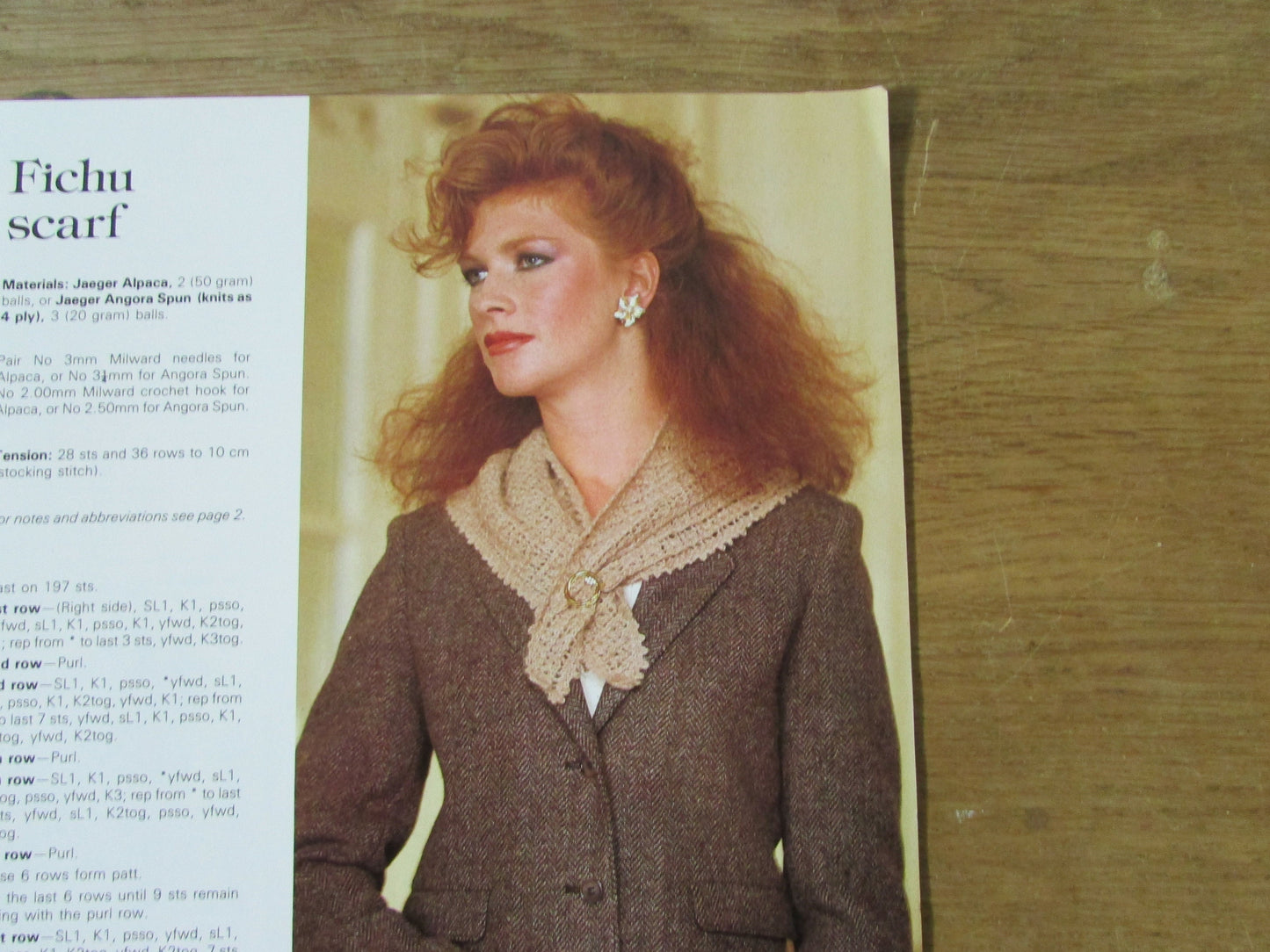 1983 Jaeger F113 Touches of Class crochet & knitting pattern booklet